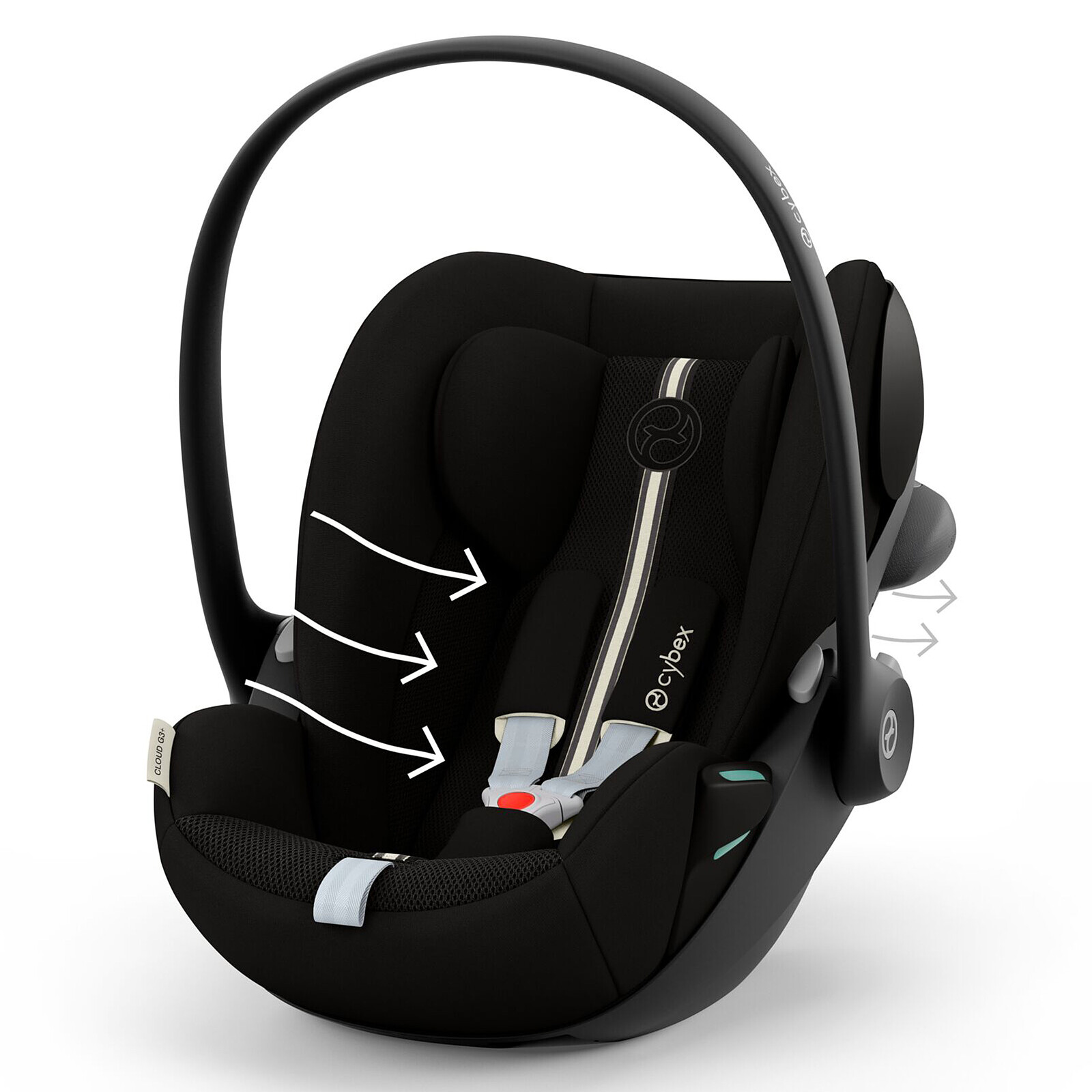 Siège Auto Cloud G3 Plus -Size Groupe 0+ - Moon Black pas cher