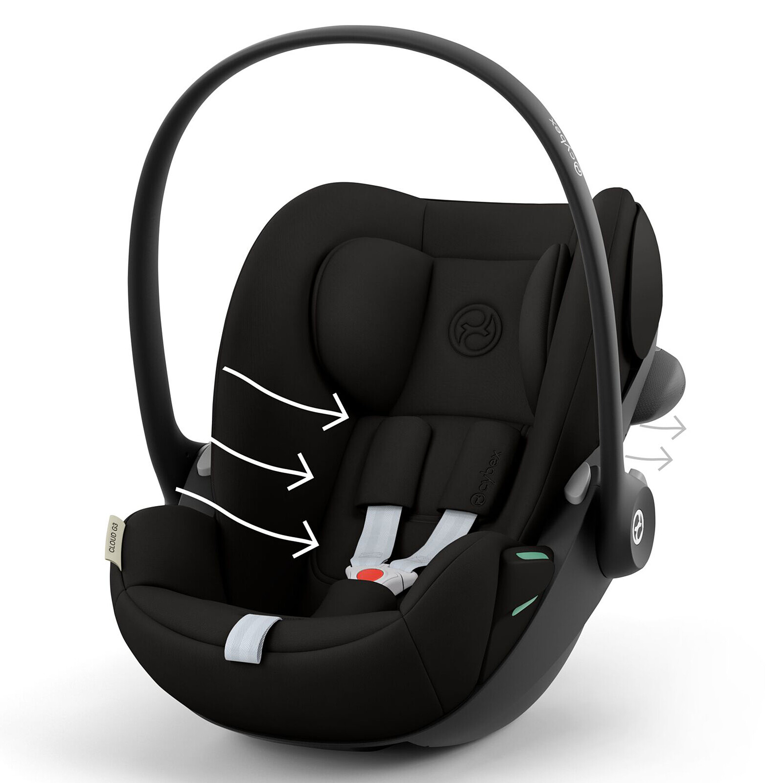 Siège Auto Cloud G3 -Size Groupe 0+ - Magic Black pas cher