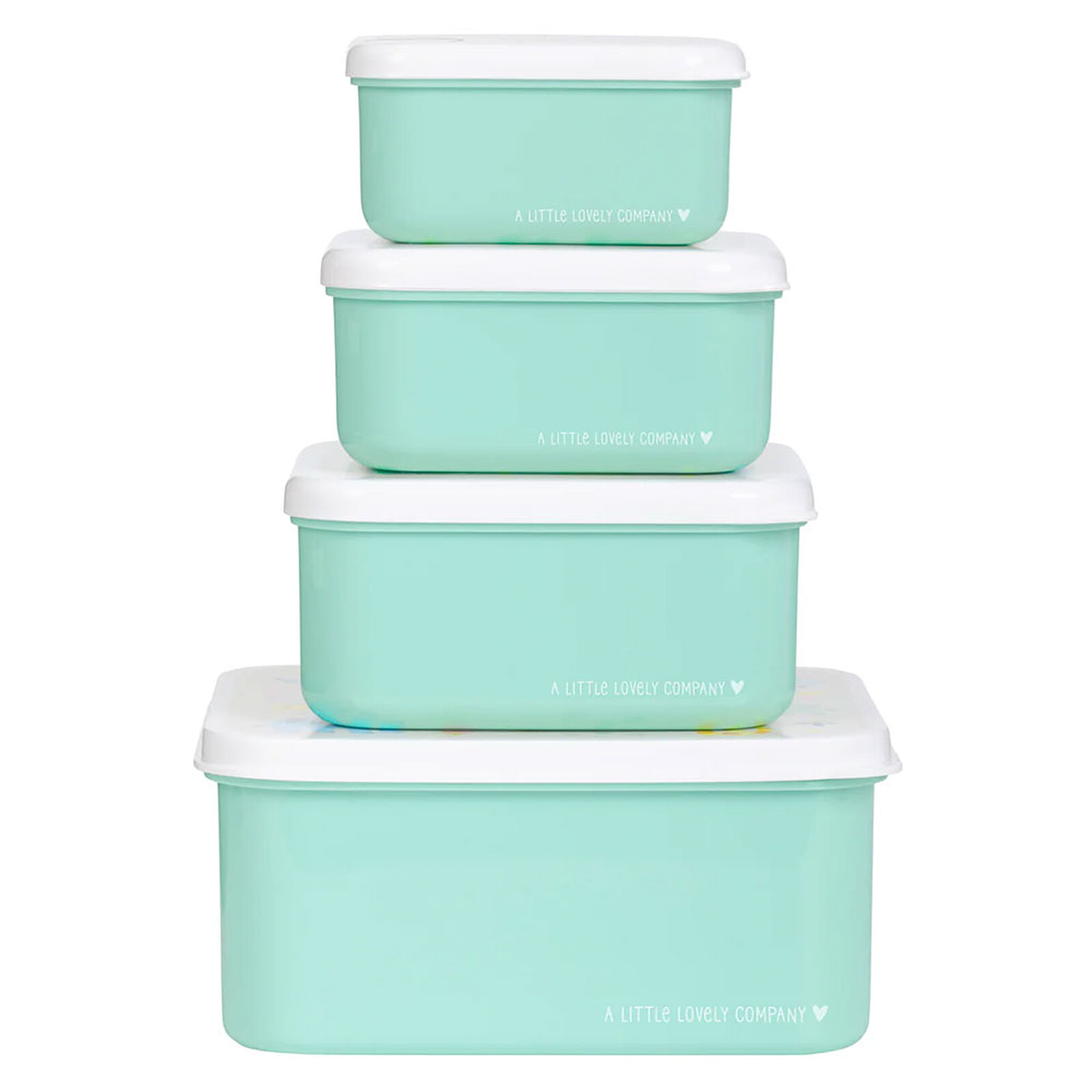 Avis Lot de 4 Boîtes à Goûter - Jungle