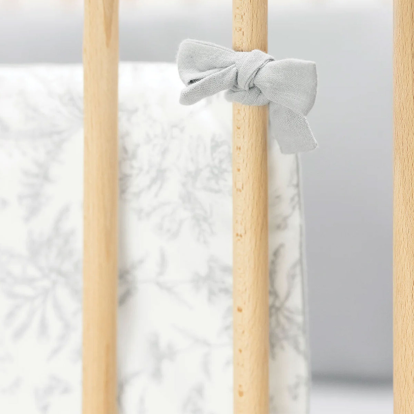 Avis Tour de Lit - Toile de Jouy Gris