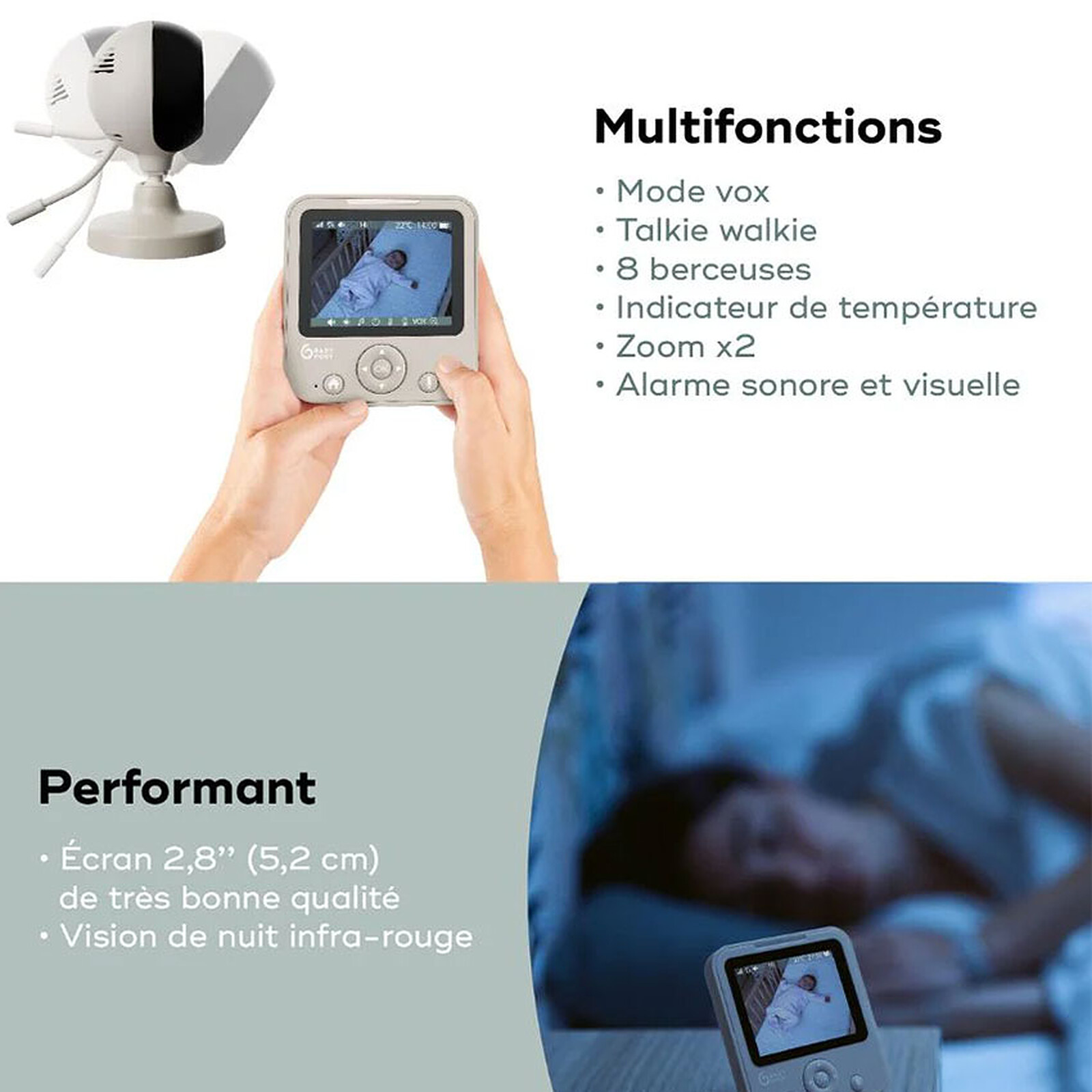 Babyphone Vidéo YOO Start pas cher
