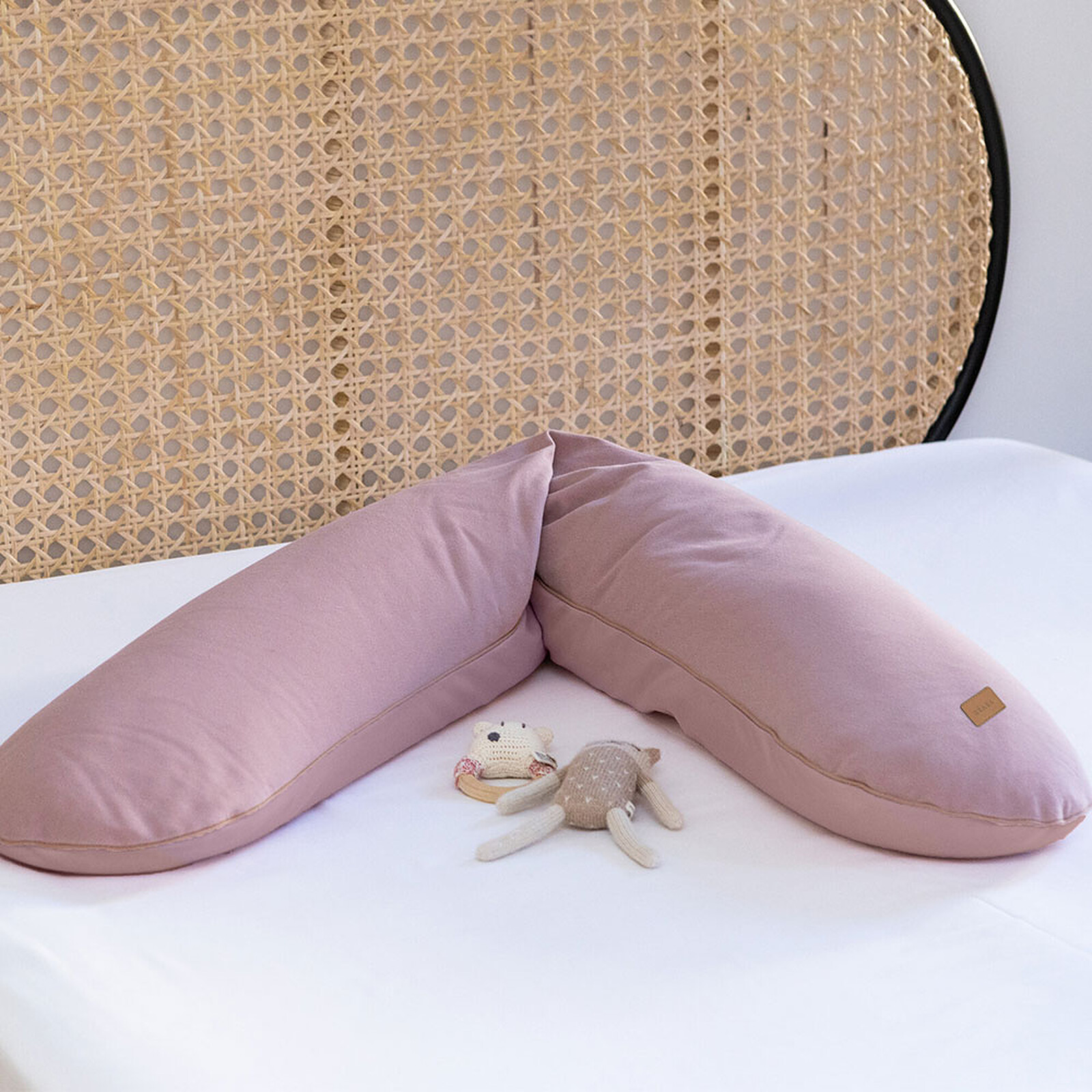 Coussin d'Allaitement Big Flopsy French Terry - Cotton Candy pas cher