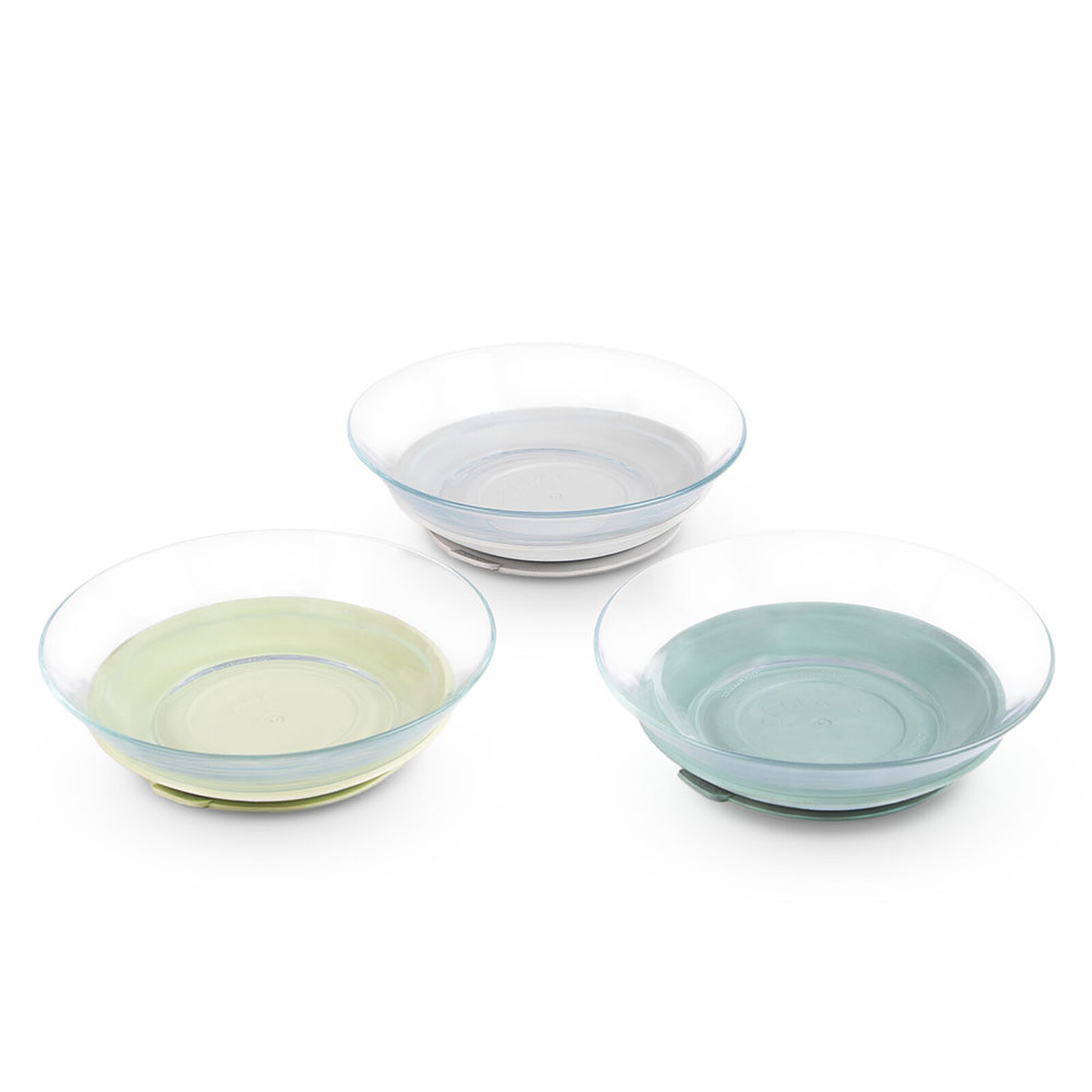 Set Assiettes Verre 3 Pièces - Misty Green BÉABA