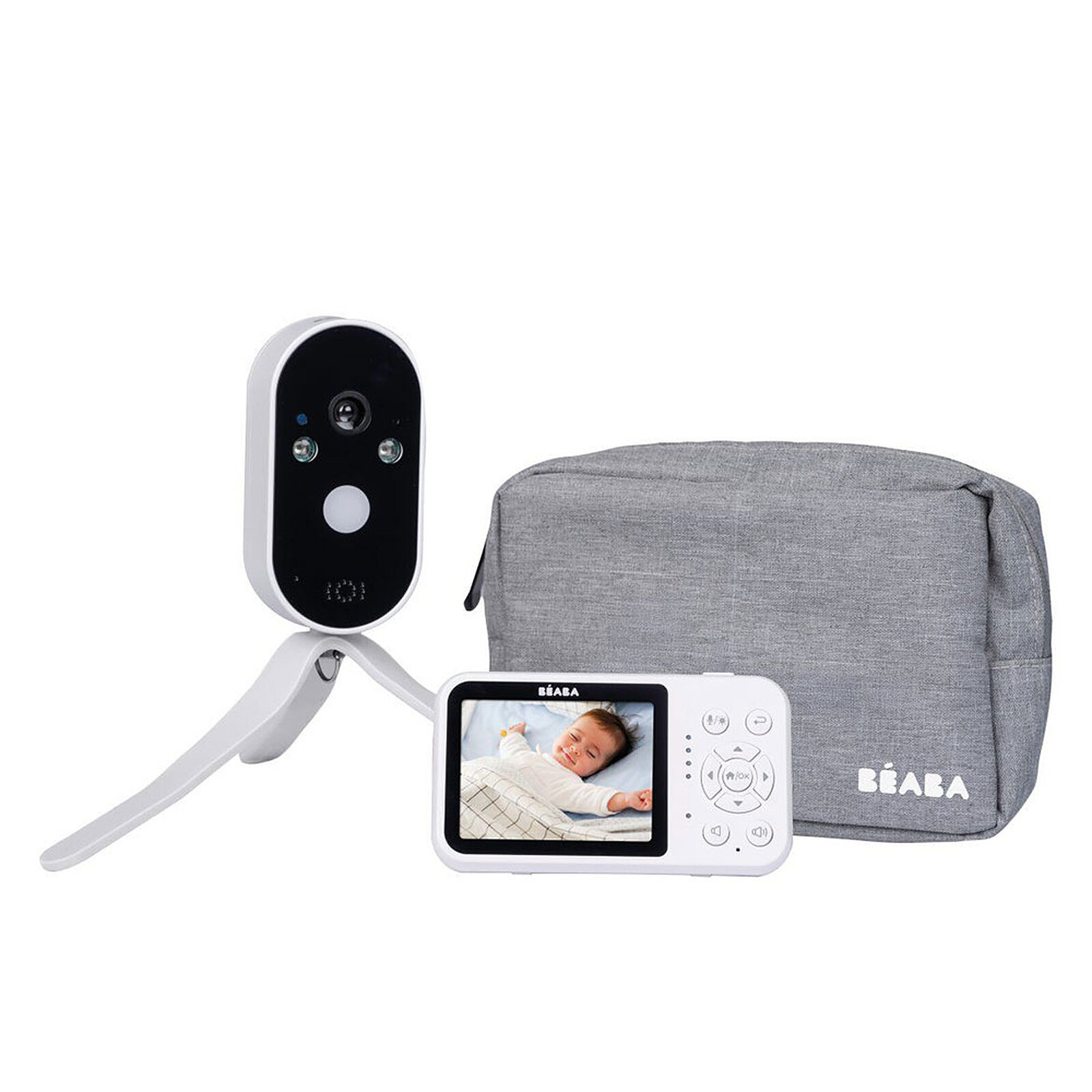 Ecoute-bébé Vidéo Zen Travel - White  BÉABA