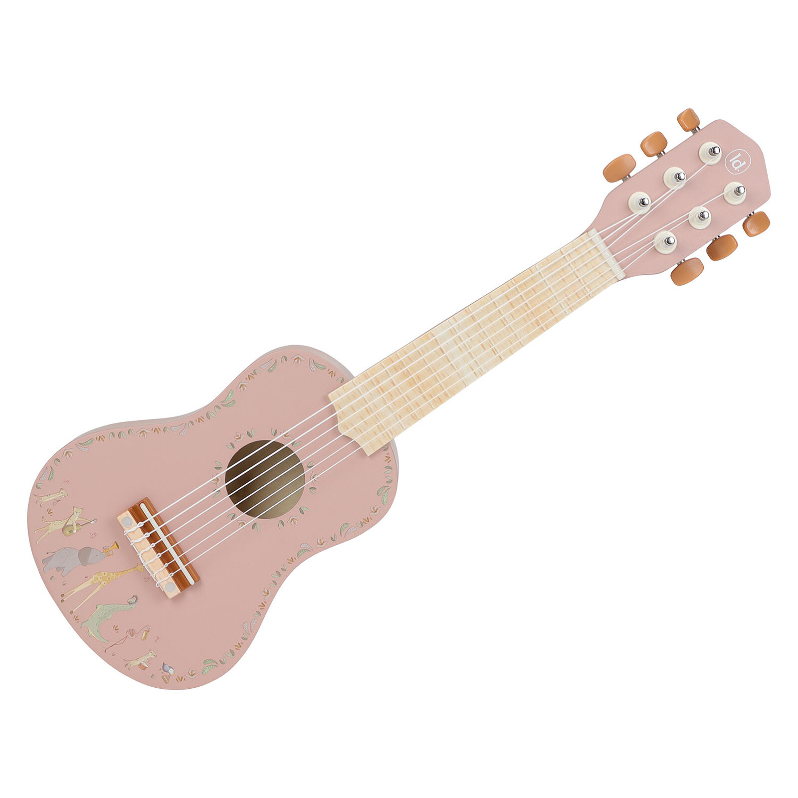 Guitare en Bois Safari Friends - Rose Little Dutch