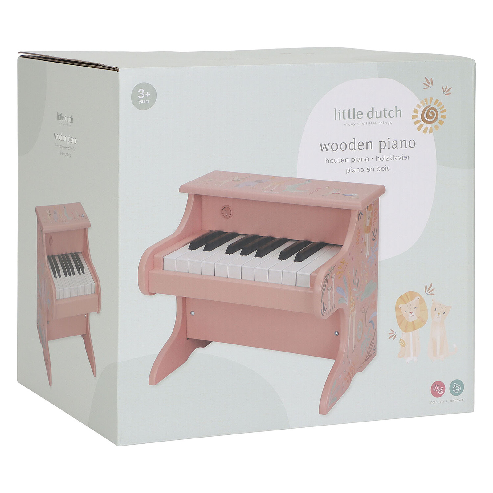 Achat Piano en Bois Safari Friends - Rose