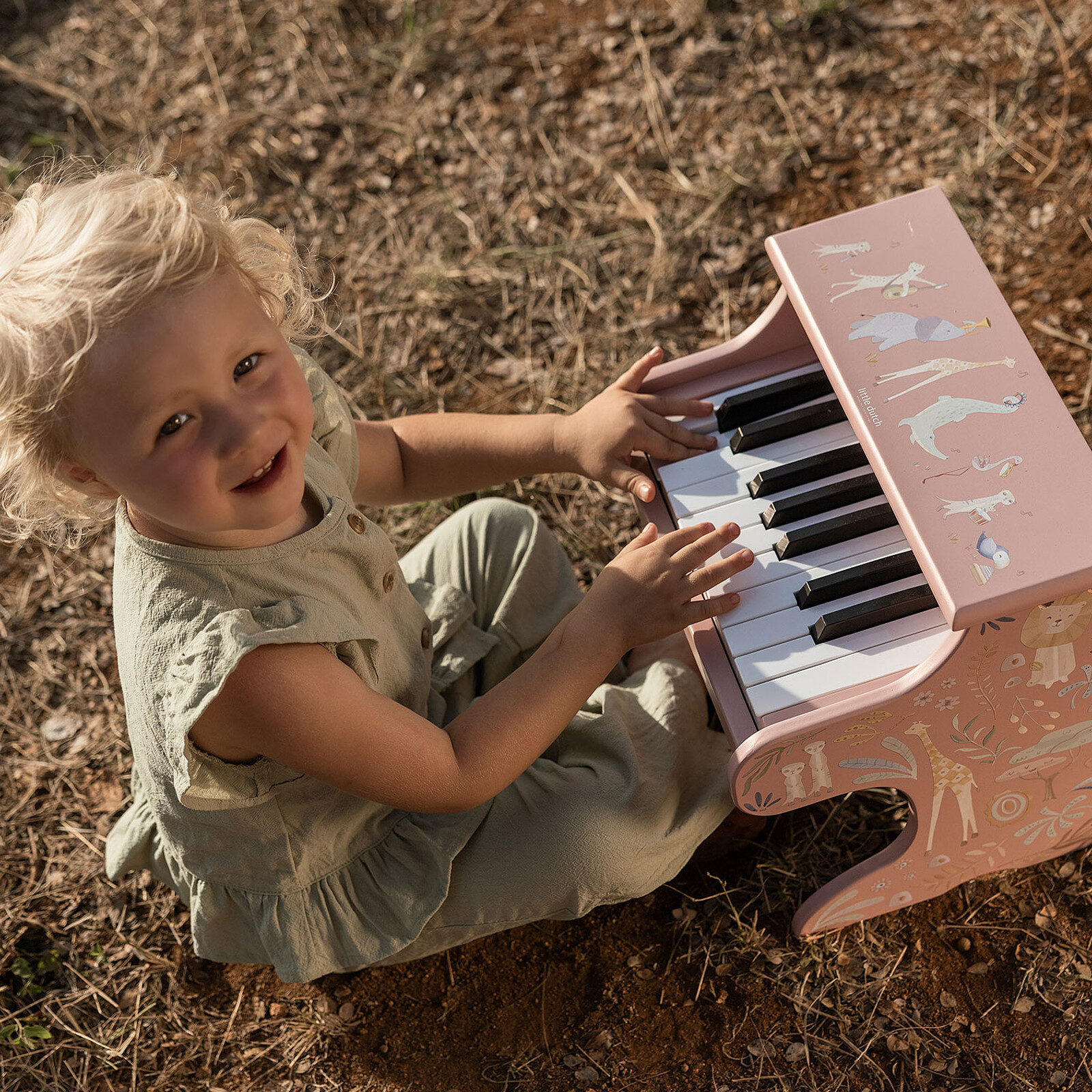 Avis Piano en Bois Safari Friends - Rose