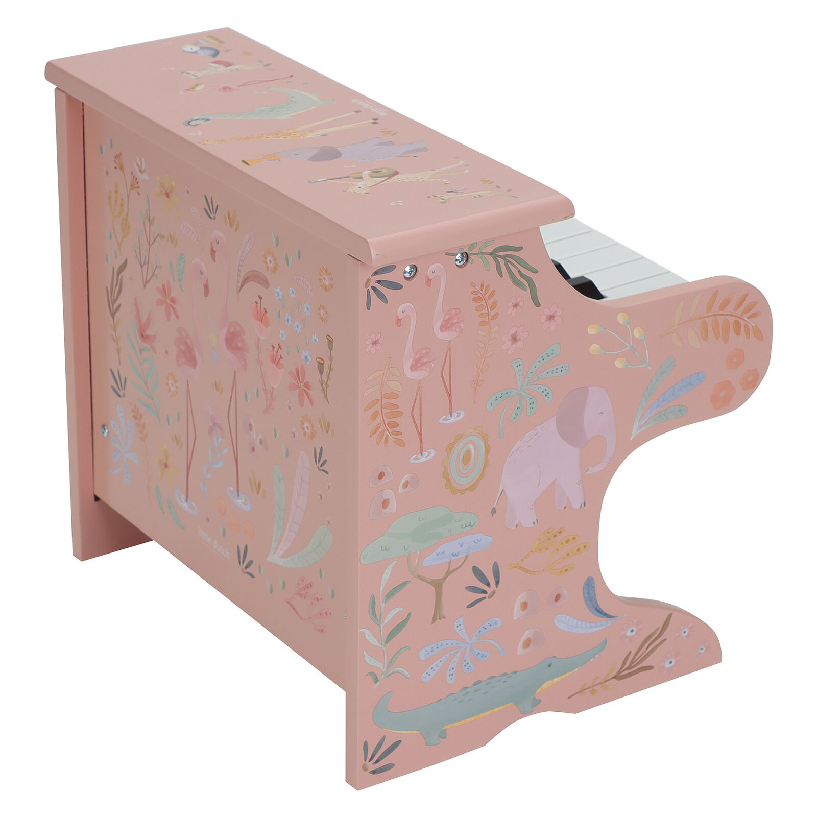 Piano en Bois Safari Friends - Rose Little Dutch