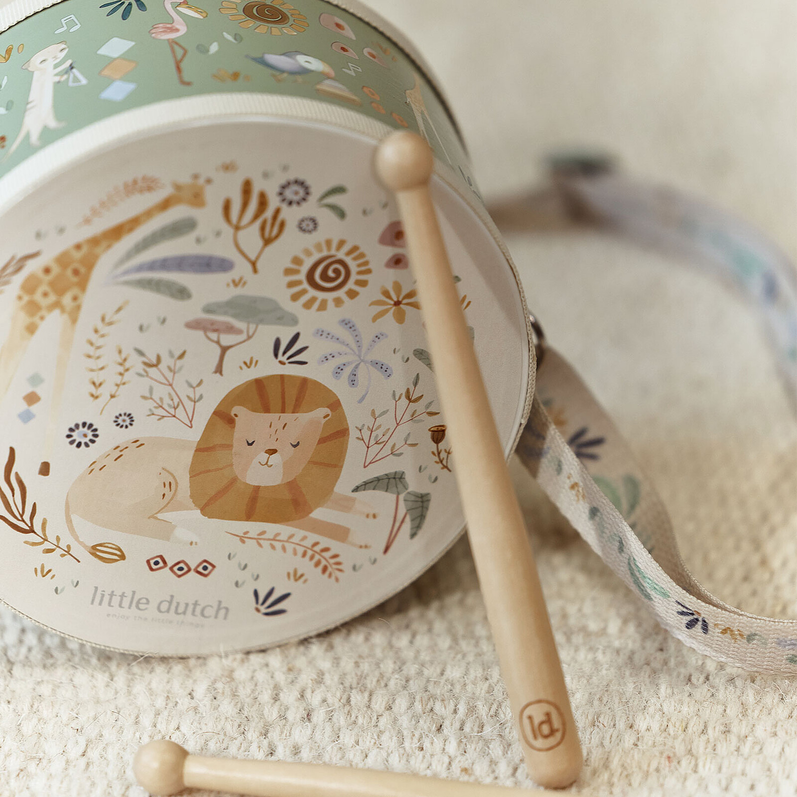 Avis Tambour en Bois - Safari Friends 