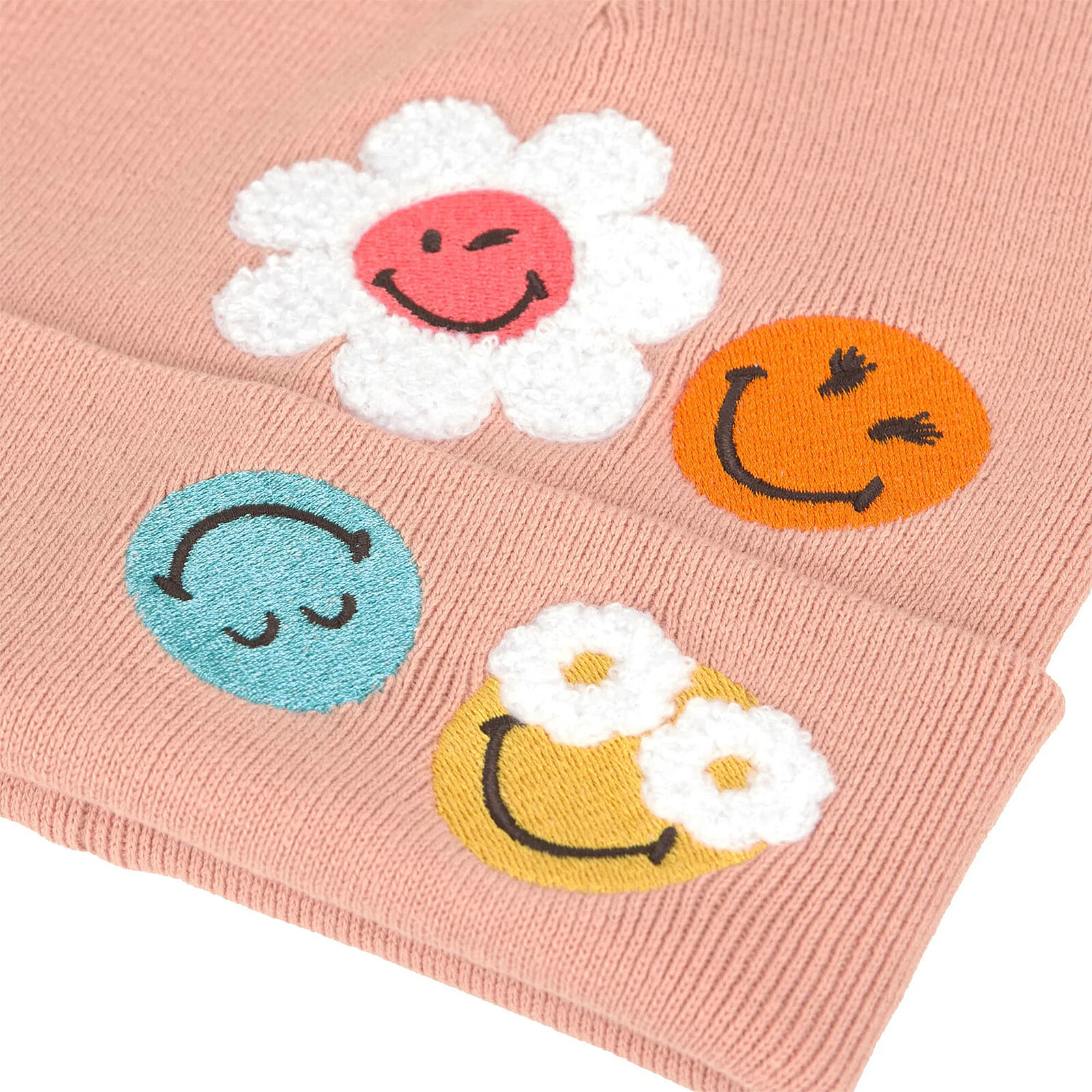 Achat Bonnet SmileyWorld Dusty Rose - 3/6 Ans