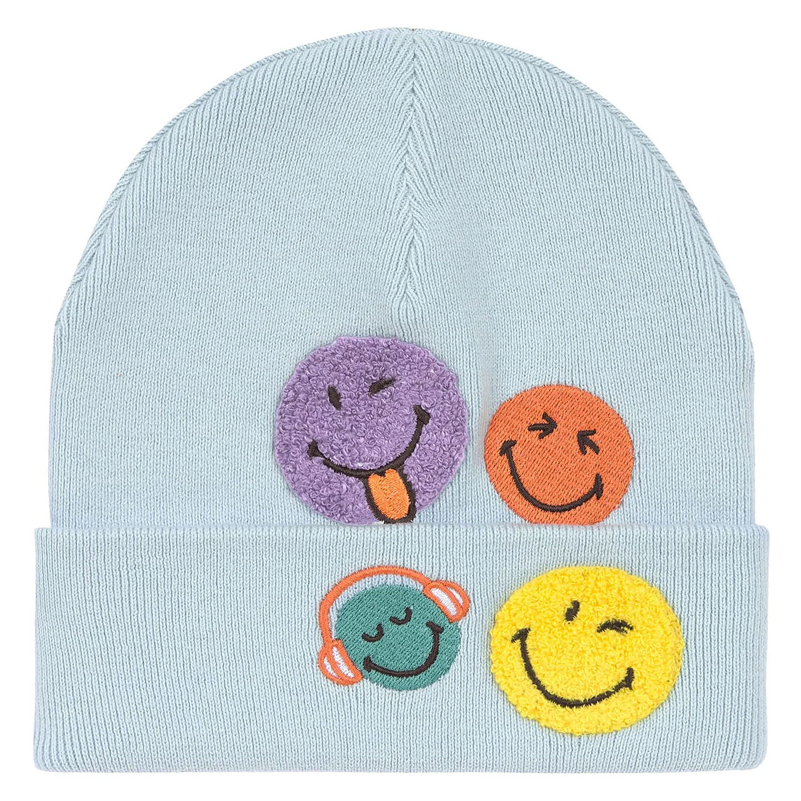Bonnet SmileyWorld Bleu - 1/3 Ans LÄSSIG