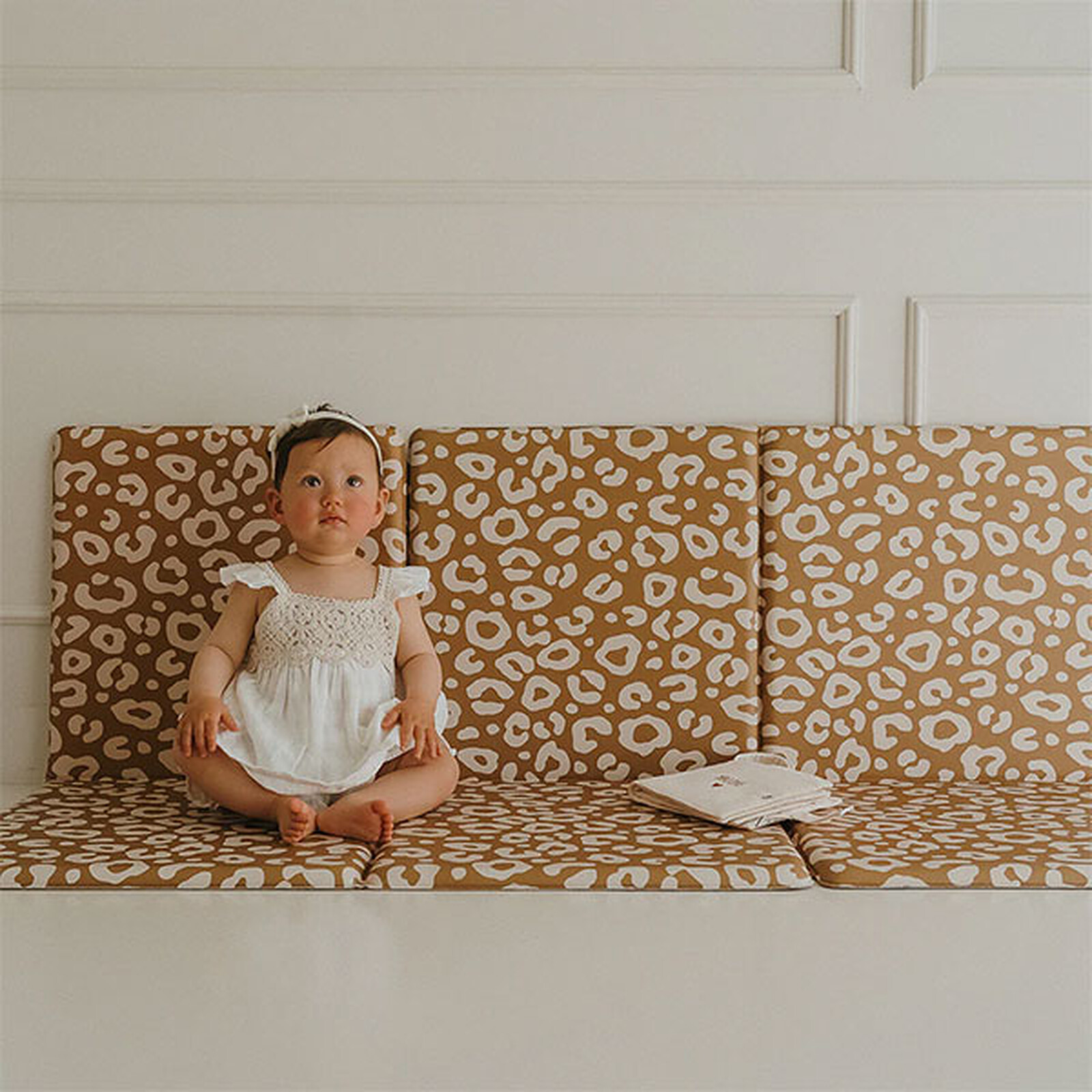 Achat Tapis de Jeu Réversible Tapilou x Atelier Wagram - Coeur / Léopard