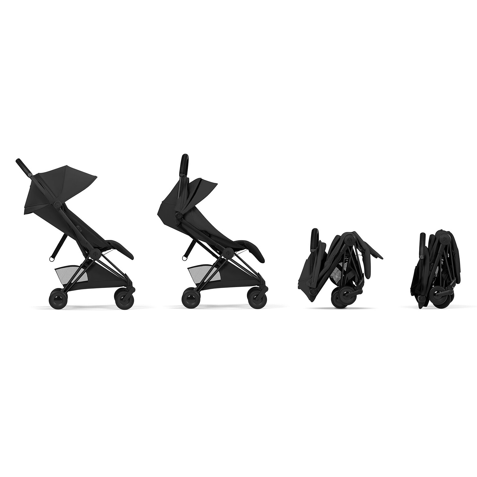 Avis Poussette Ultra-compacte Coyä Style Châssis Matt Black - Sepia Black