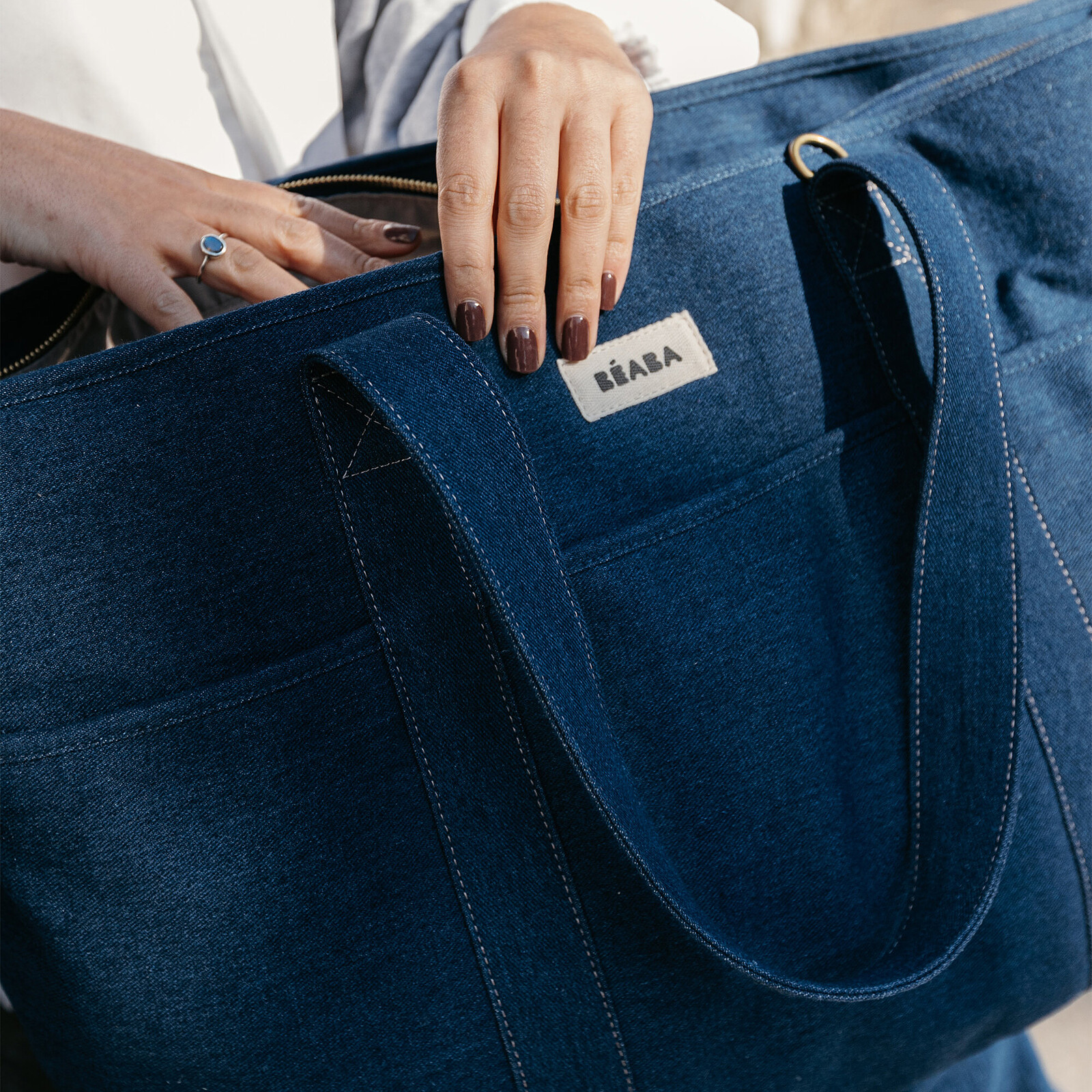 Achat Sac à Langer Madrid XXL - Denim