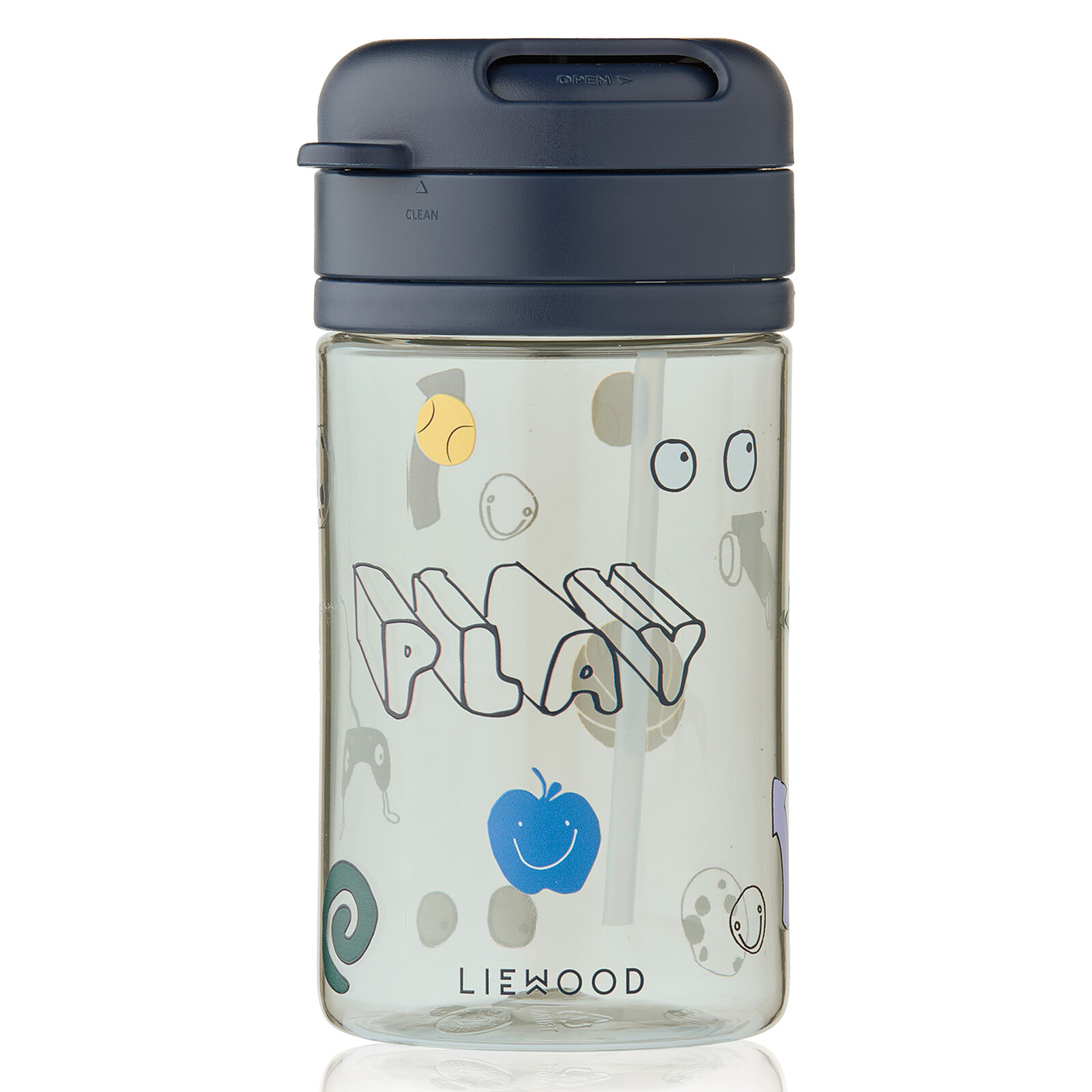 Verre avec Paille Pavia Play Dusty Peppermint - 500 ml pas cher