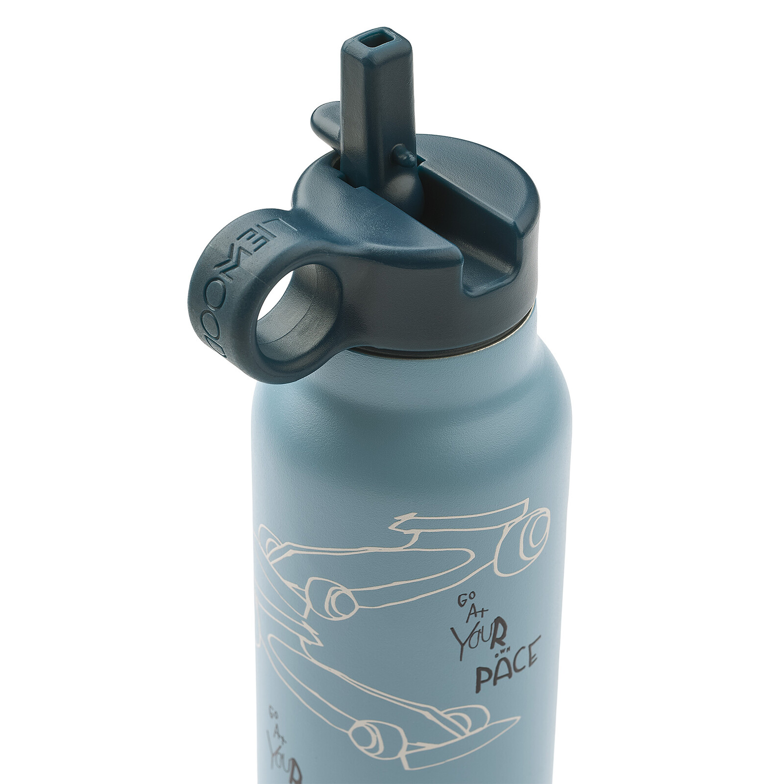 Gourde Falk Race Cars Beach Blue - 350 ml Liewood