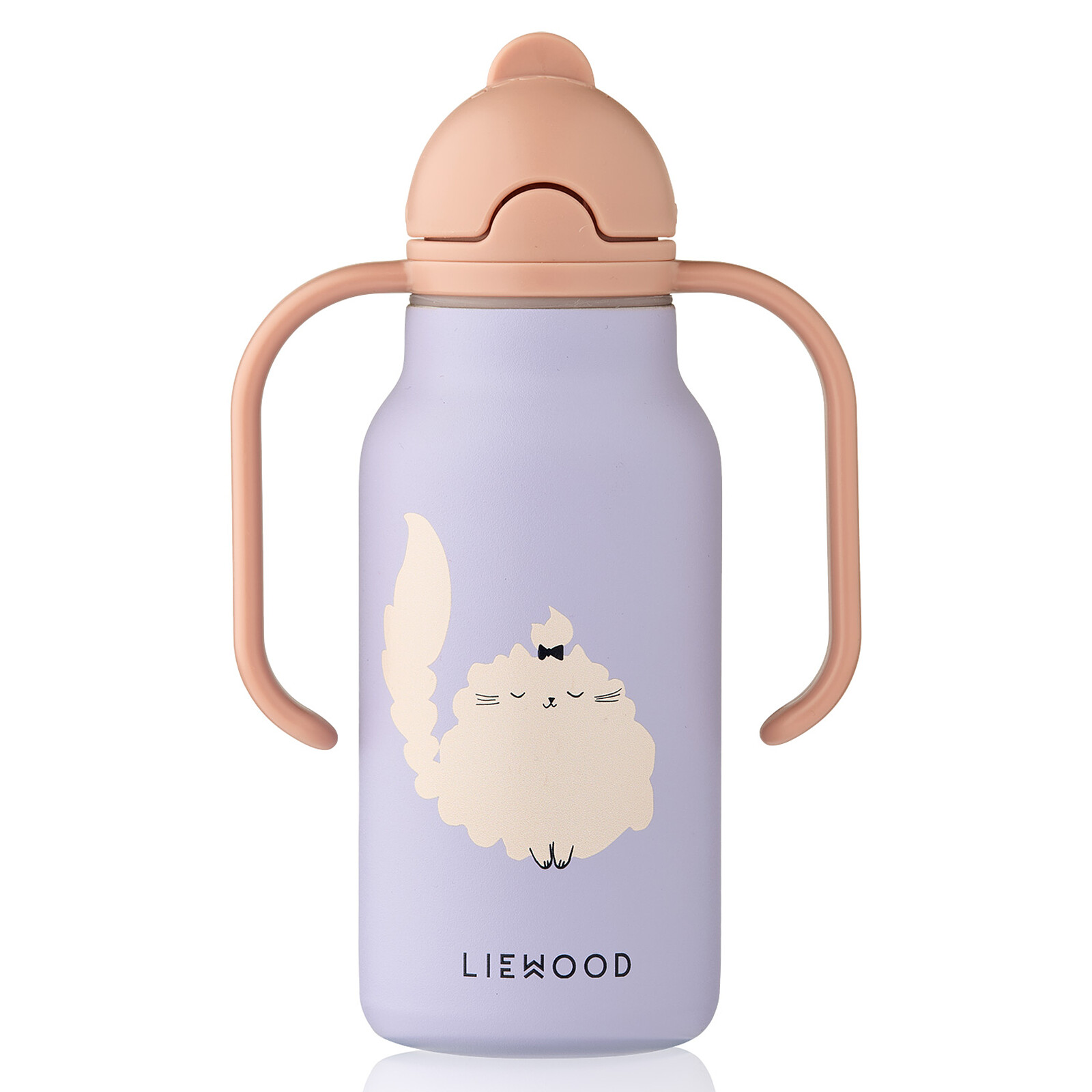 Gourde avec Poignées Kimmie Cat Warm Lilac - 250 ml Liewood