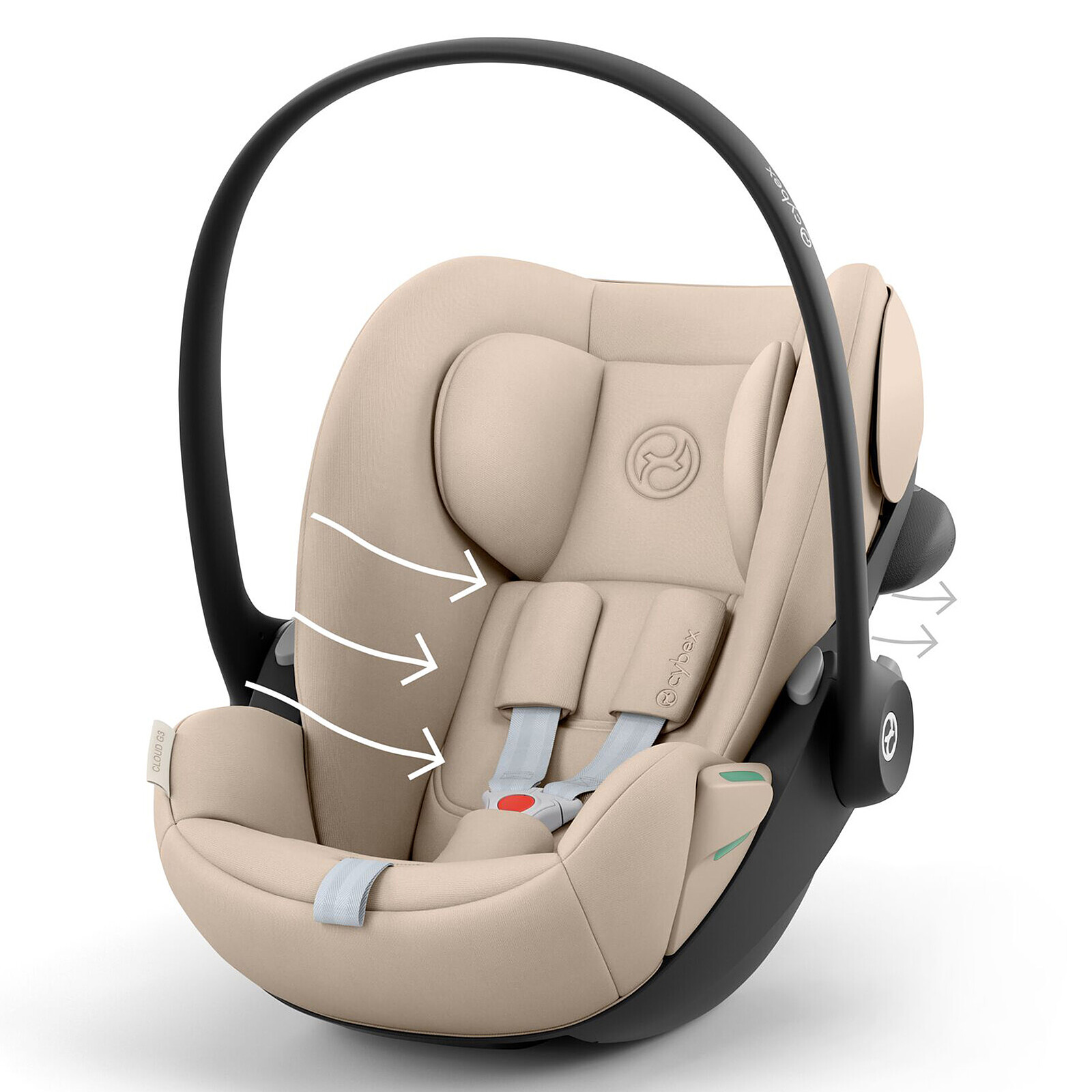 Siège Auto Cloud G3 -Size Groupe 0+ - Almond Beige pas cher