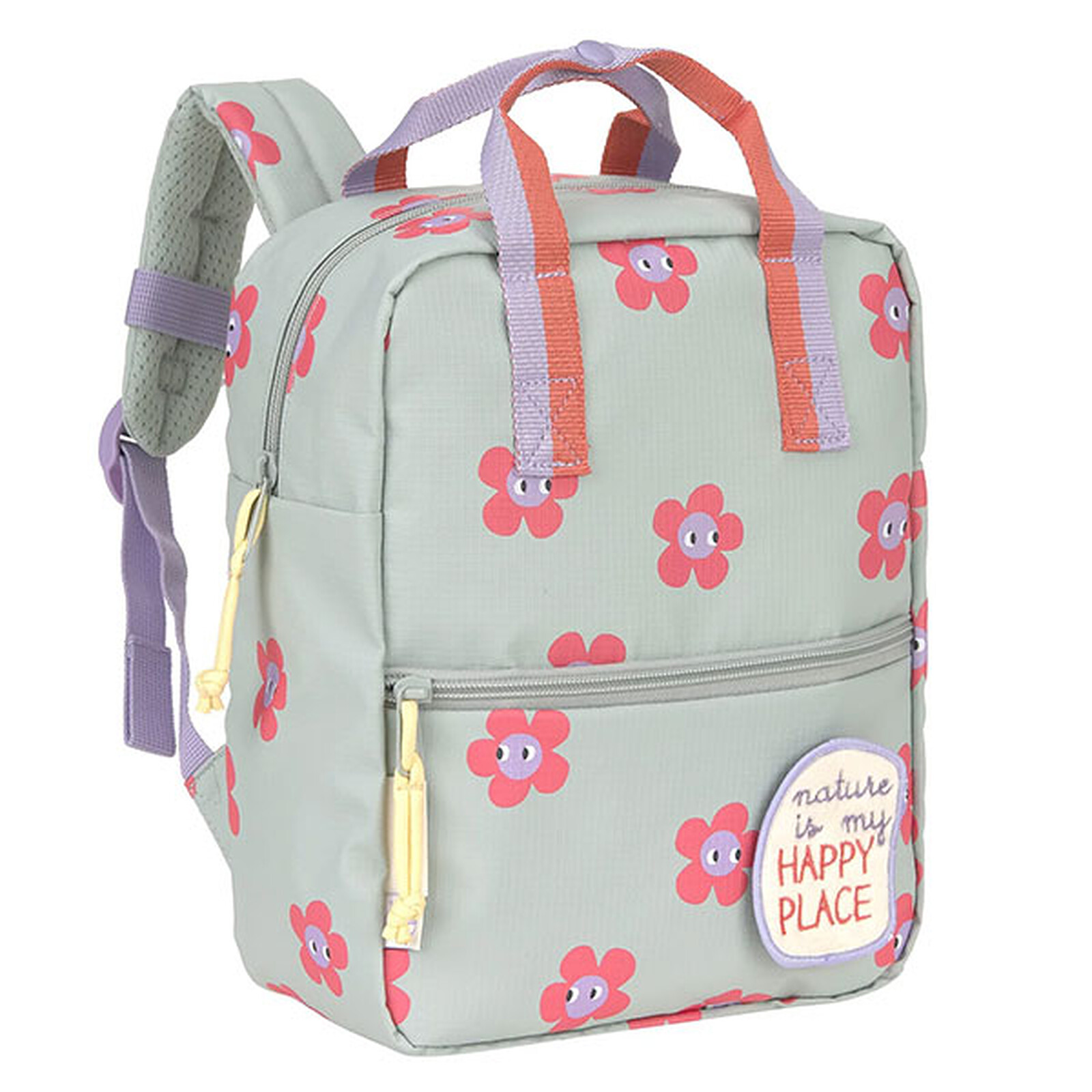 Sac à Dos Mini Carré Happy Trails - Fleur LÄSSIG