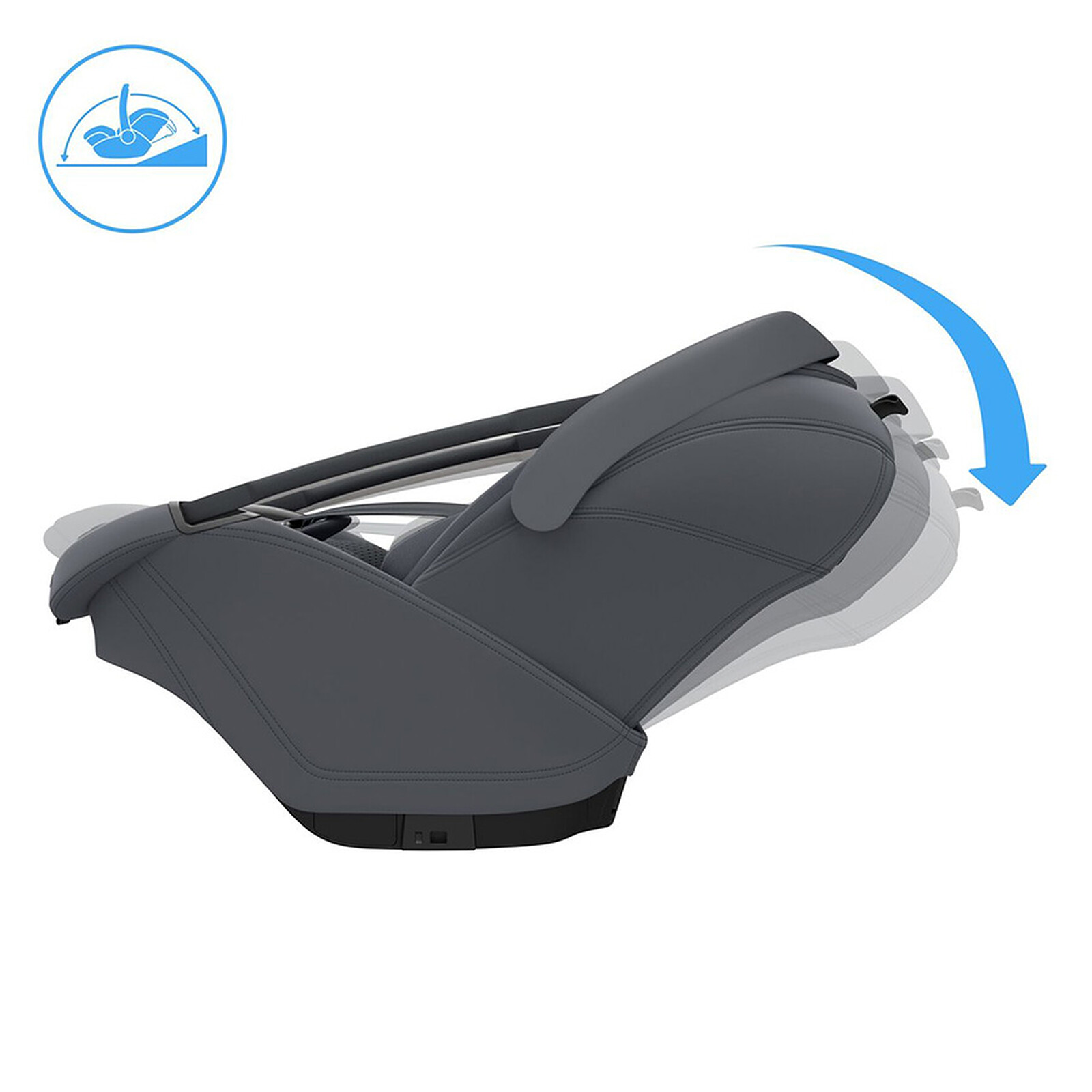 Avis Siège Auto Coral Slide Pro i-Size Groupe 0+ - Moon Graphite