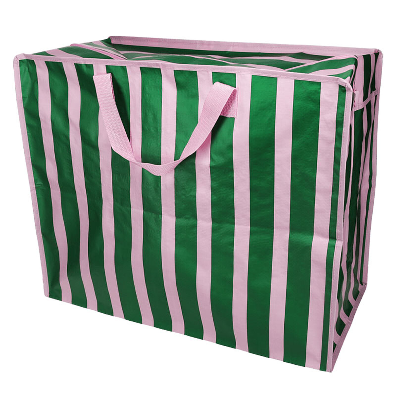 Sac de Rangement Jumbo - Rayures Roses et Vertes Rex London