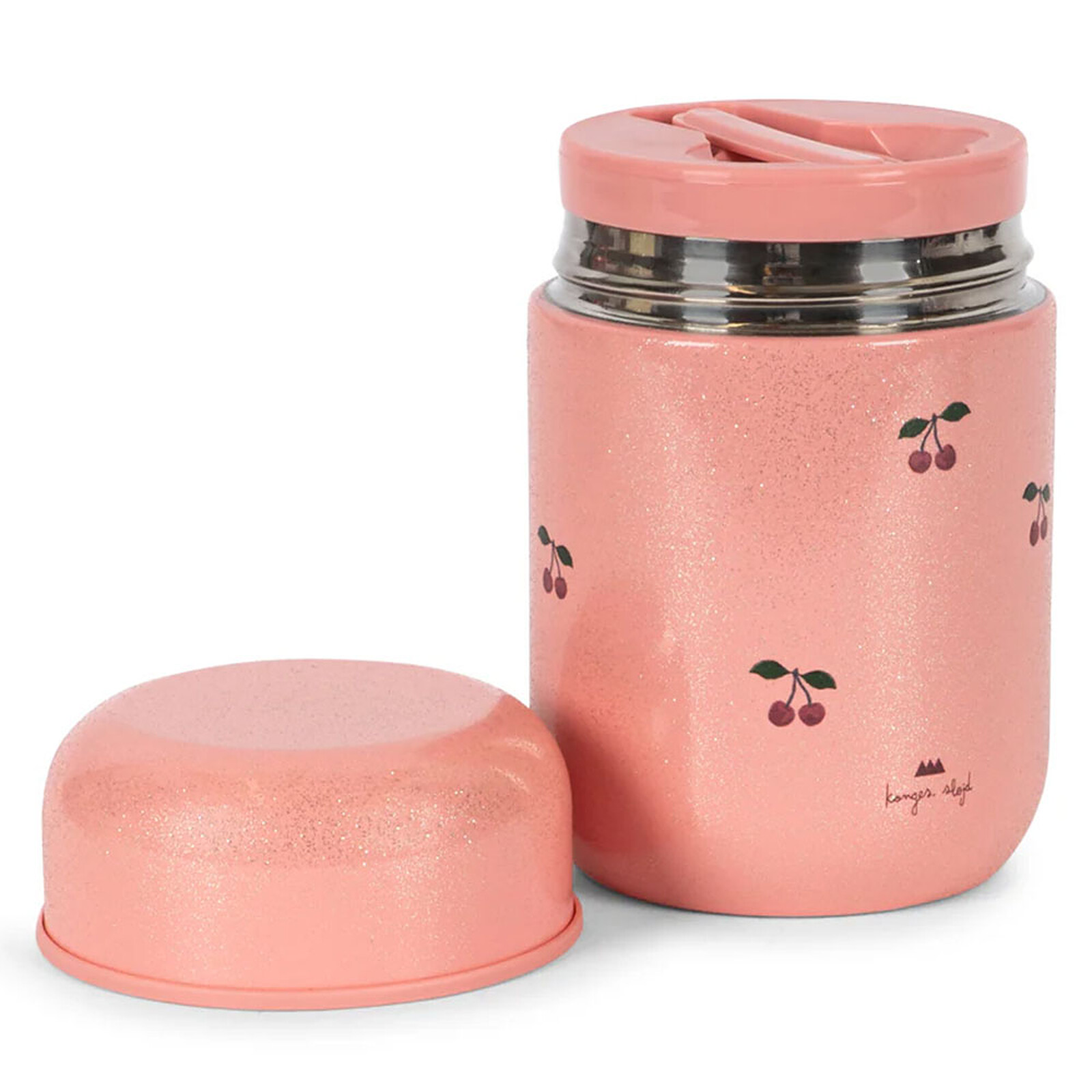 Boîte Repas Isotherme - Cherry Glitter Konges Sløjd