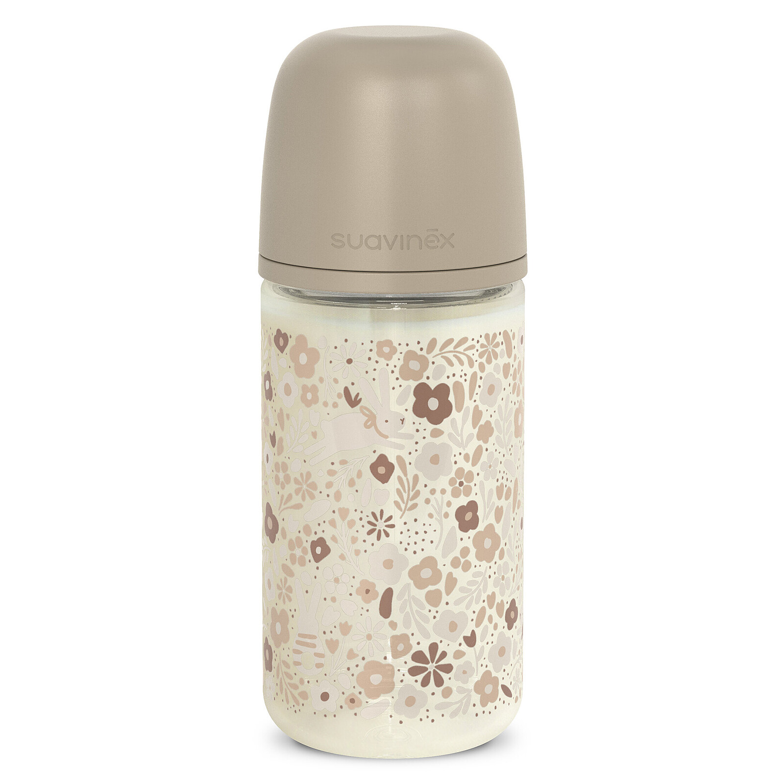 Biberon Verre Tétine Symétrique SX Pro Wonderland Neutral Liberty - 240 ml Suavinex