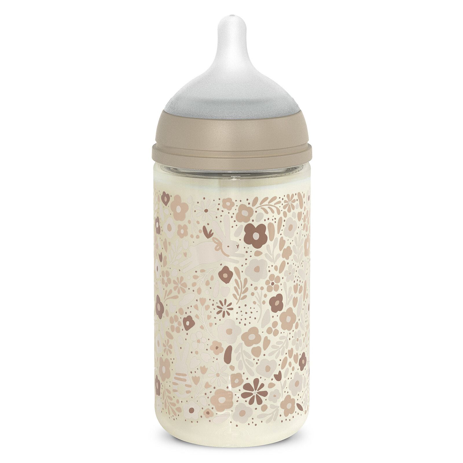 Biberon Verre Tétine Symétrique SX Pro Wonderland Neutral Liberty - 240 ml Suavinex