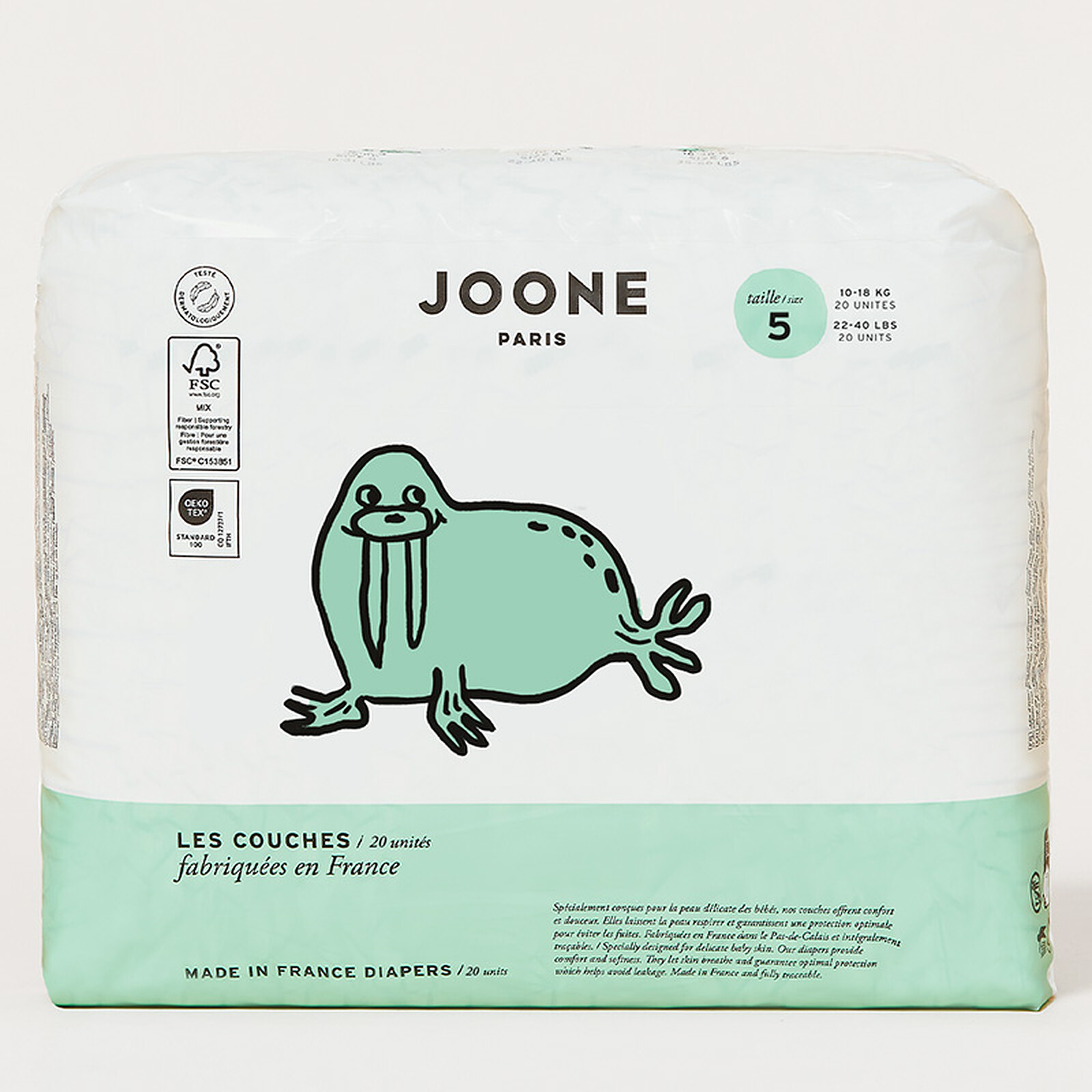 Lot de 20 Couches Iconiques Brigitte - T5 Joone