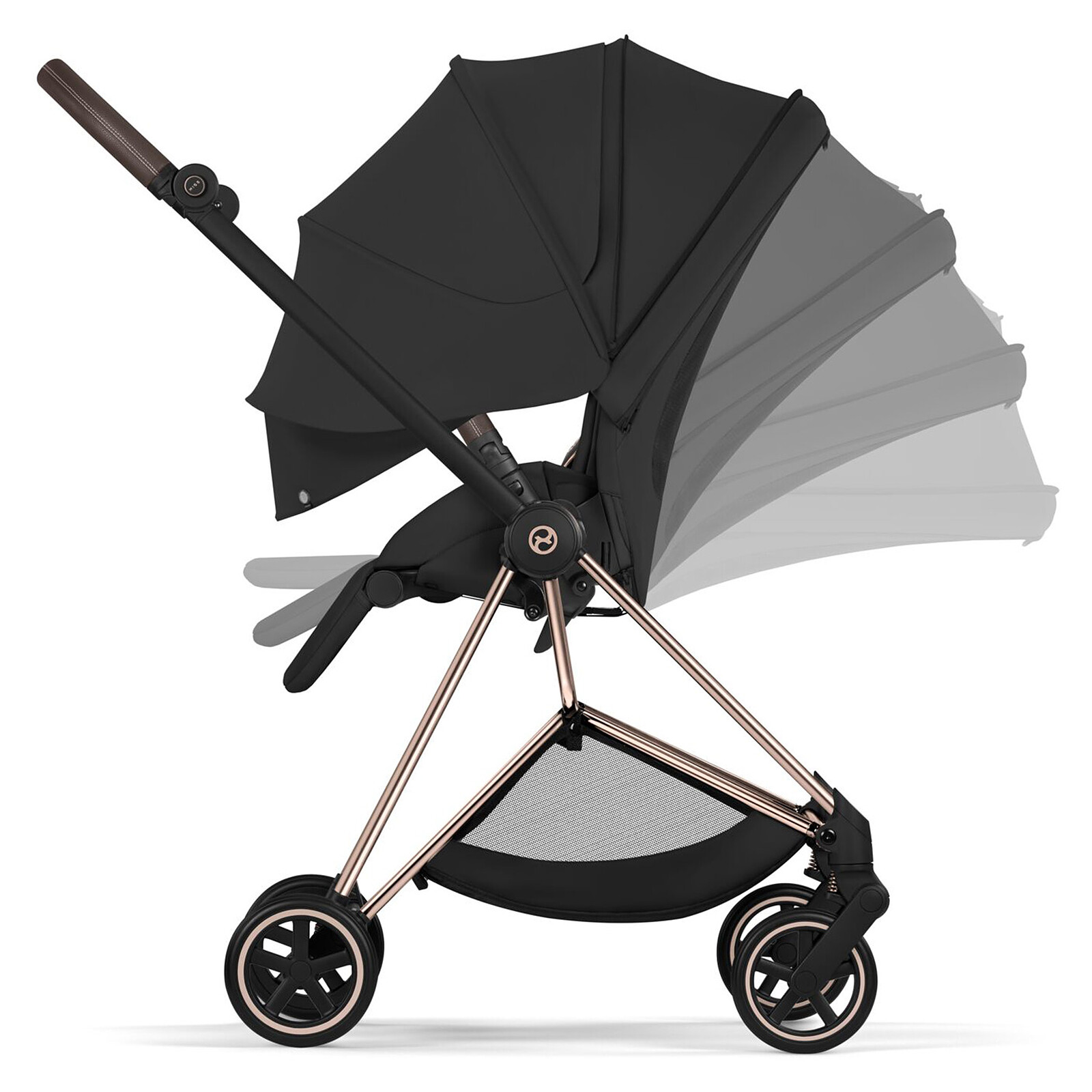Avis Pack Poussette Mios Confort 2026 Rosegold + Nacelle - Sepia Black