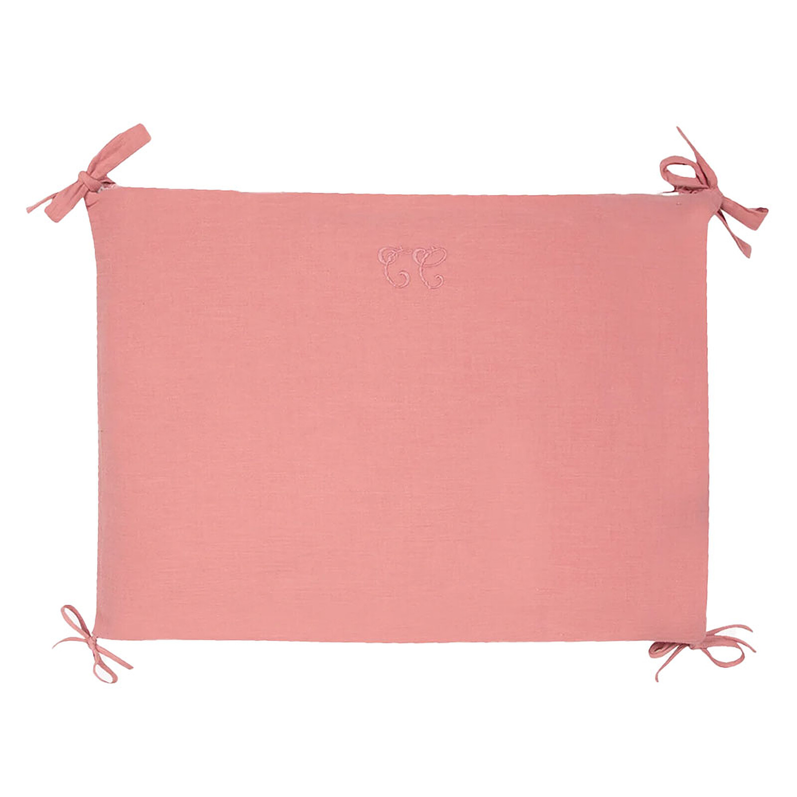 Tour de Lit - Toile de Jouy Rose pas cher