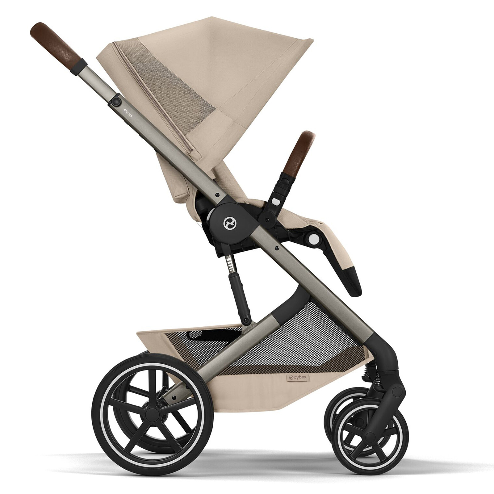 Pack Poussette Balios S Lux 2026 + Nacelle Pliable - Almond Beige pas cher