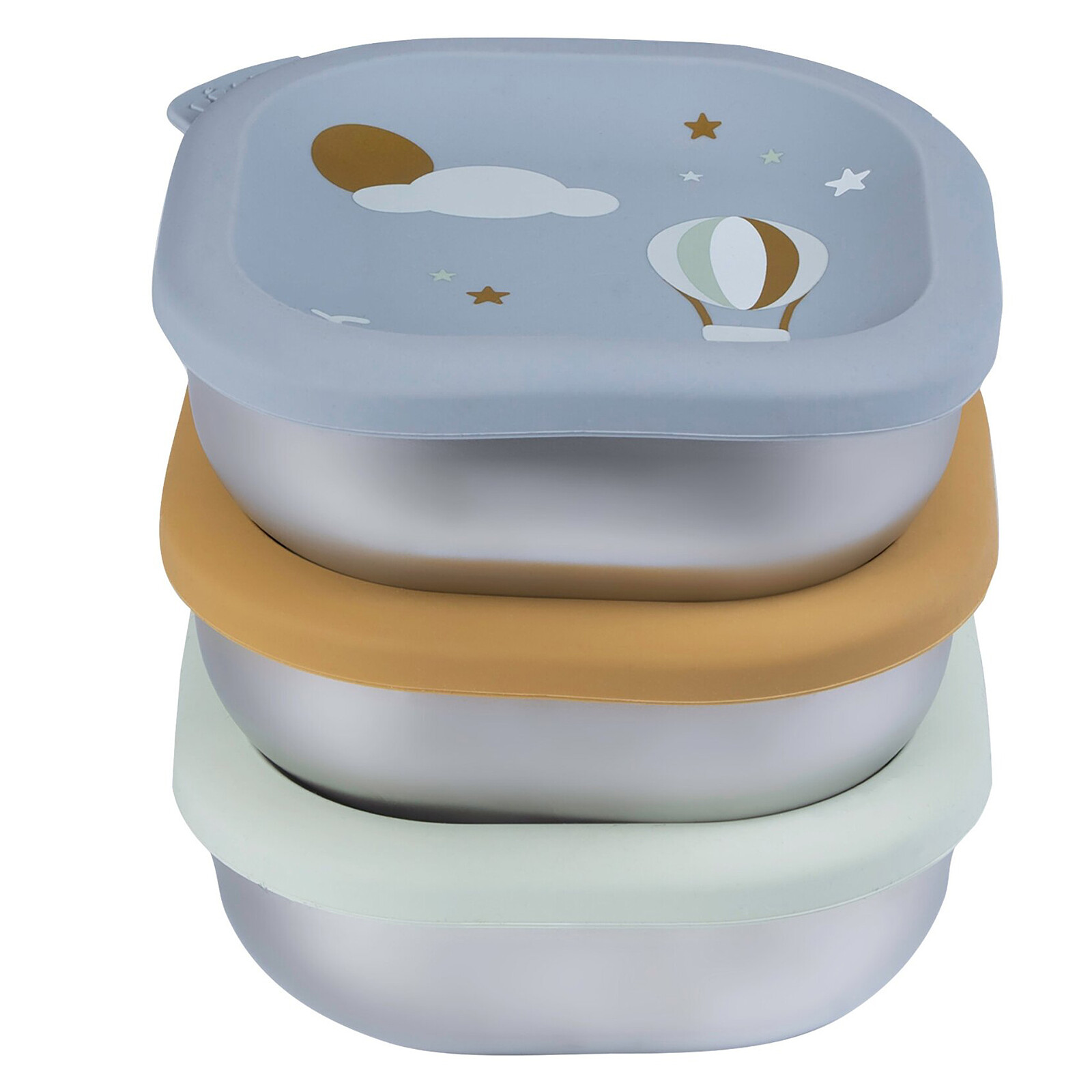 Lot de 3 Boîtes Repas Inox Multi-usage Adventure - 250 ml BÉABA