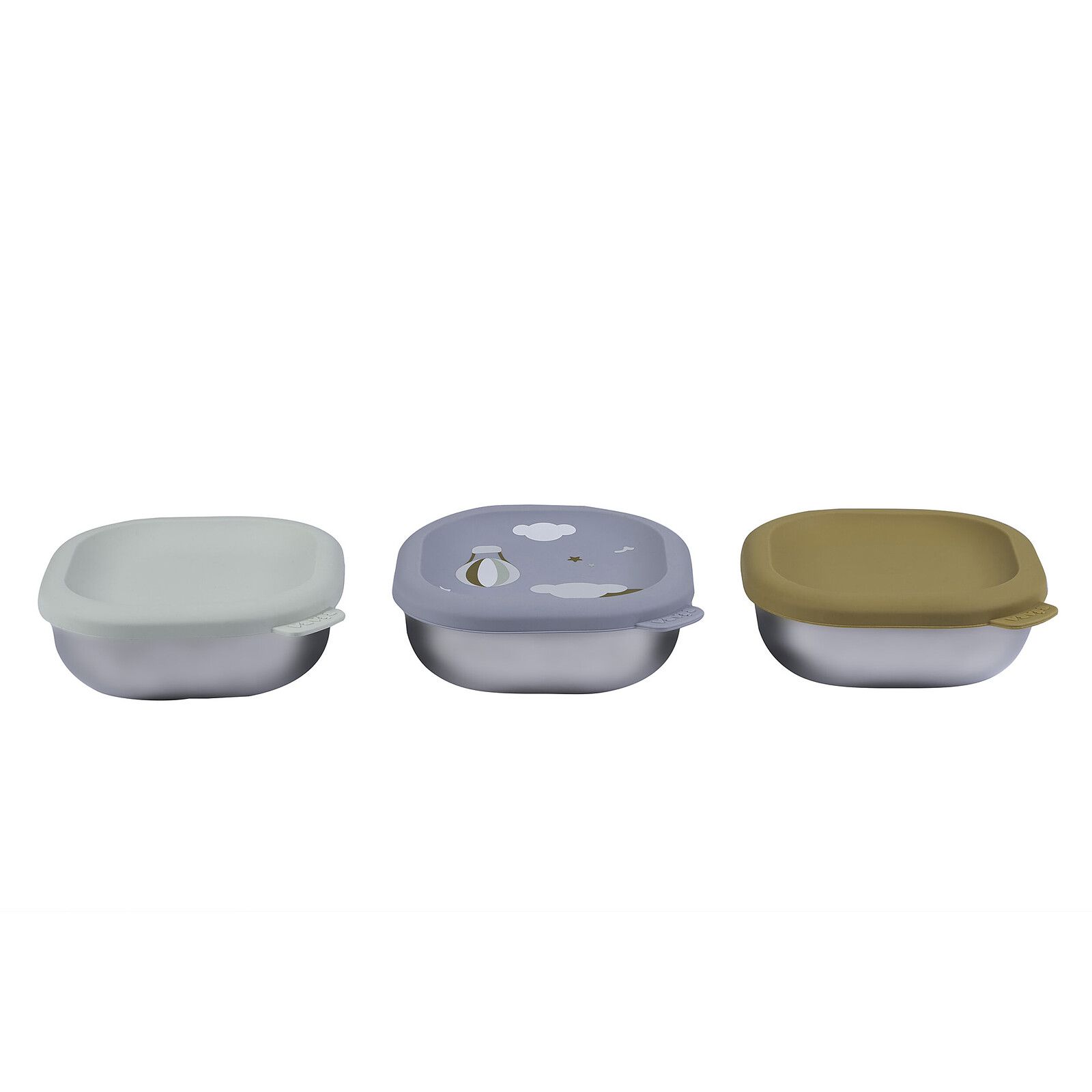 Achat Lot de 3 Boîtes Repas Inox Multi-usage Adventure - 250 ml