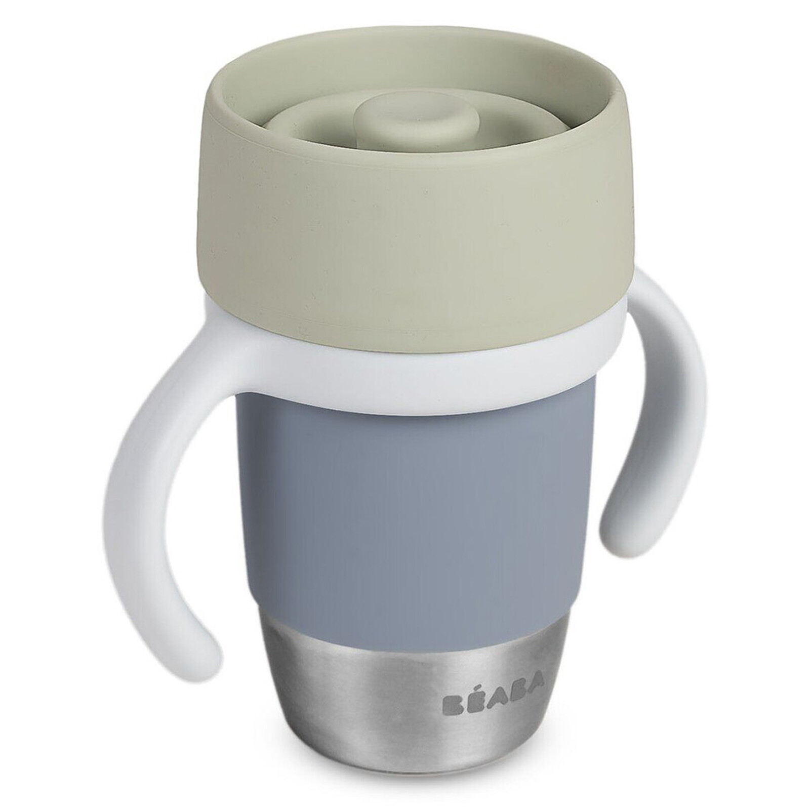 Tasse d'Apprentissage Inox Click & Drink - Pebble BÉABA