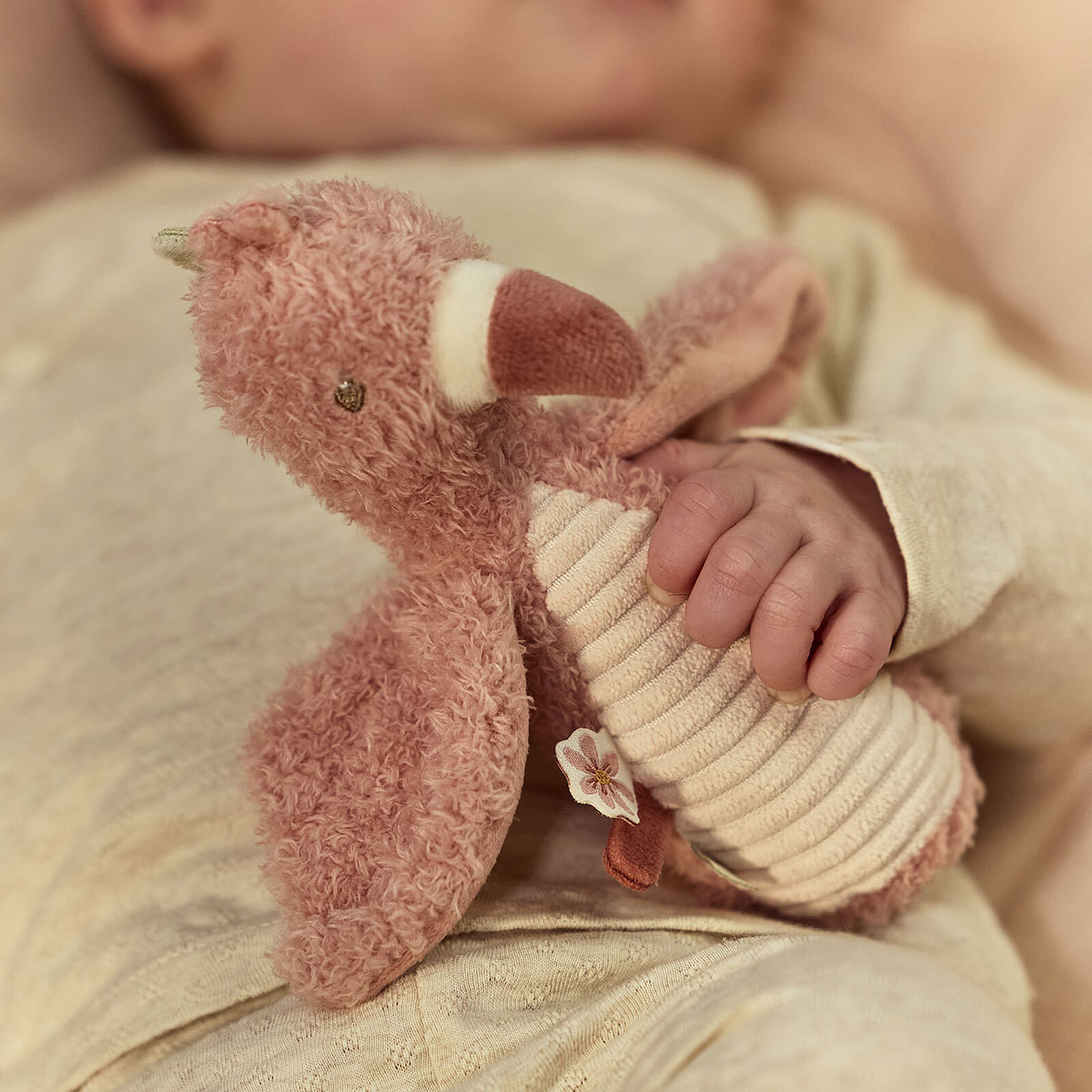 Achat Hochet Peluche Flamant Rose - Safari Friends