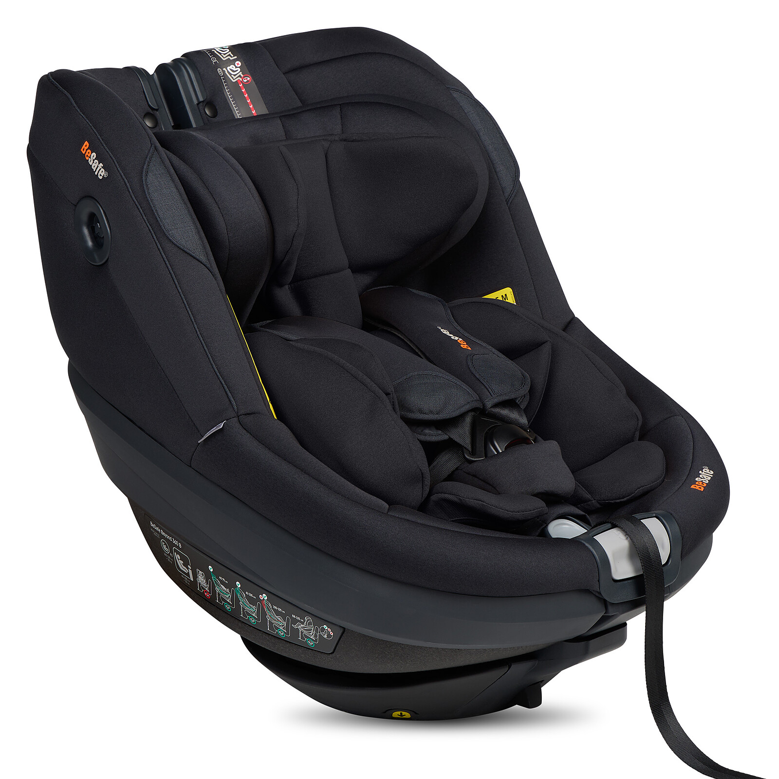 Siège Auto Beyond² 360 Groupe 0+/1/2 i-Size - Black Soft Breeze BeSafe