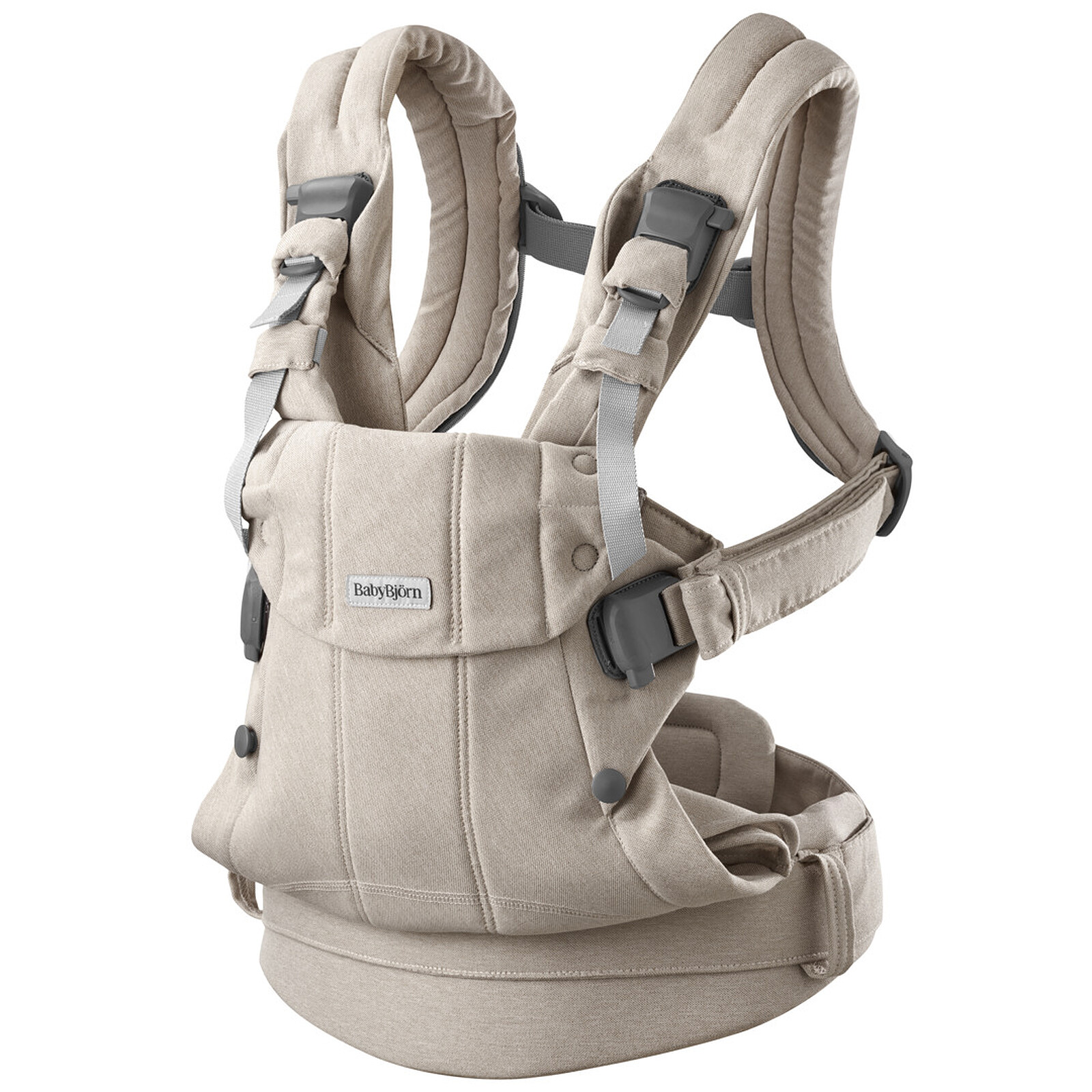 Porte-bébé Harmony Tissé Chiné - Beige Clair pas cher