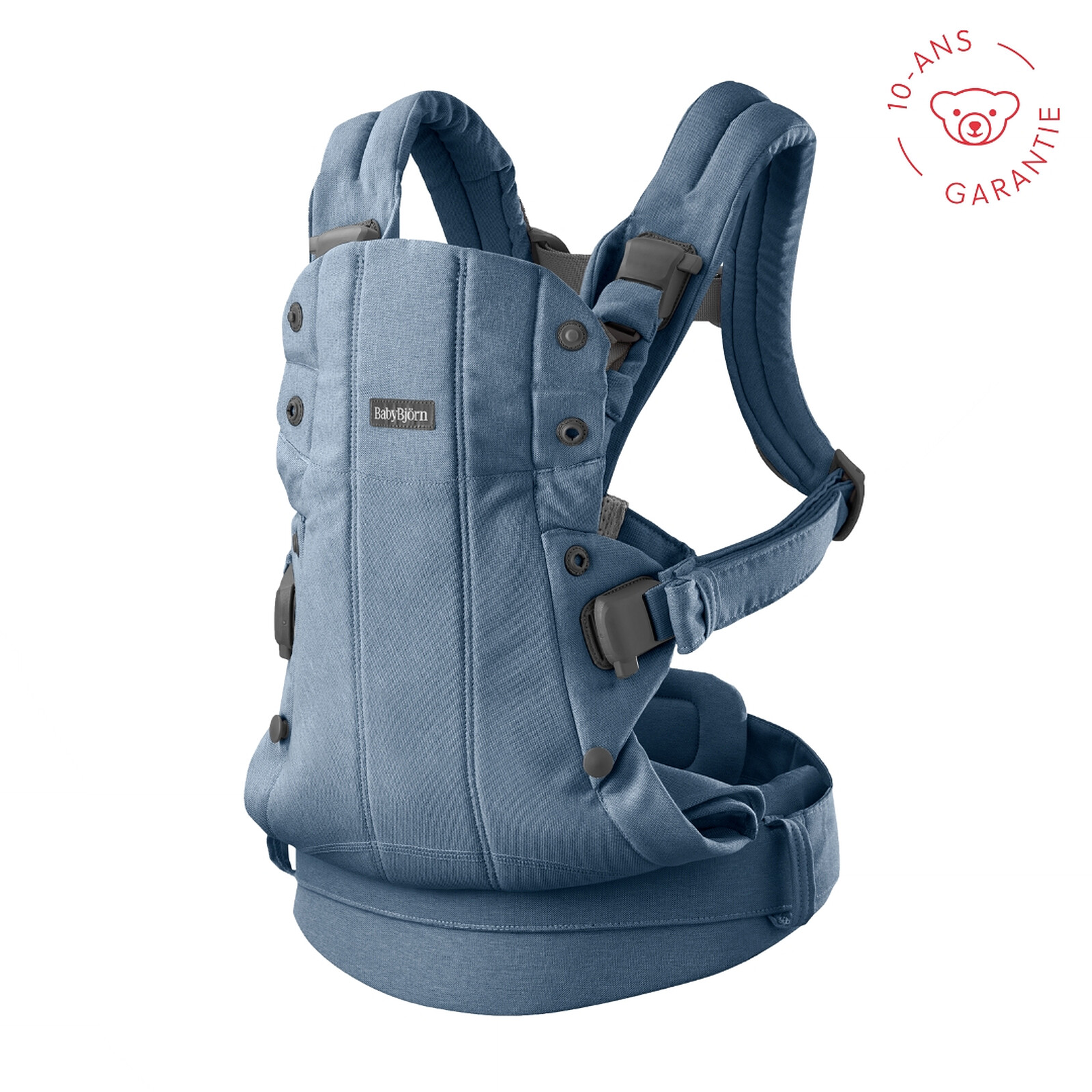 Porte-bébé Harmony Tissé Chiné - Bleu BabyBjörn
