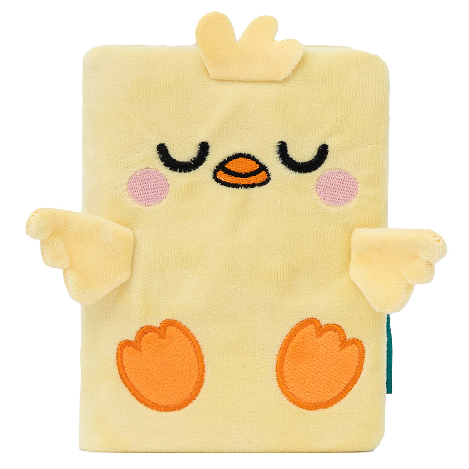 Carnet A6 Peluche - Poussin Paresseux Mr Wonderful