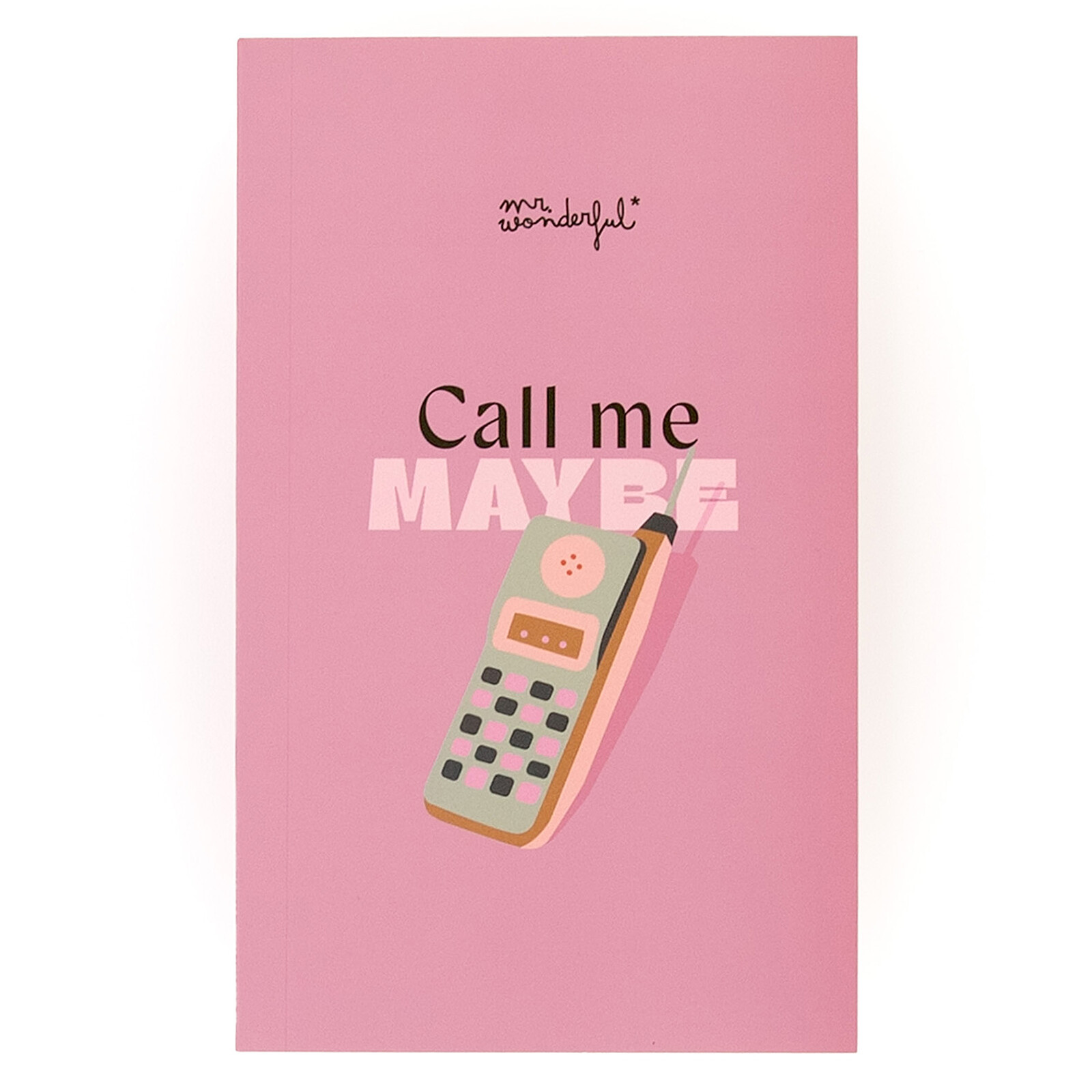 Bloc-notes - Call Me Maybe Mr Wonderful