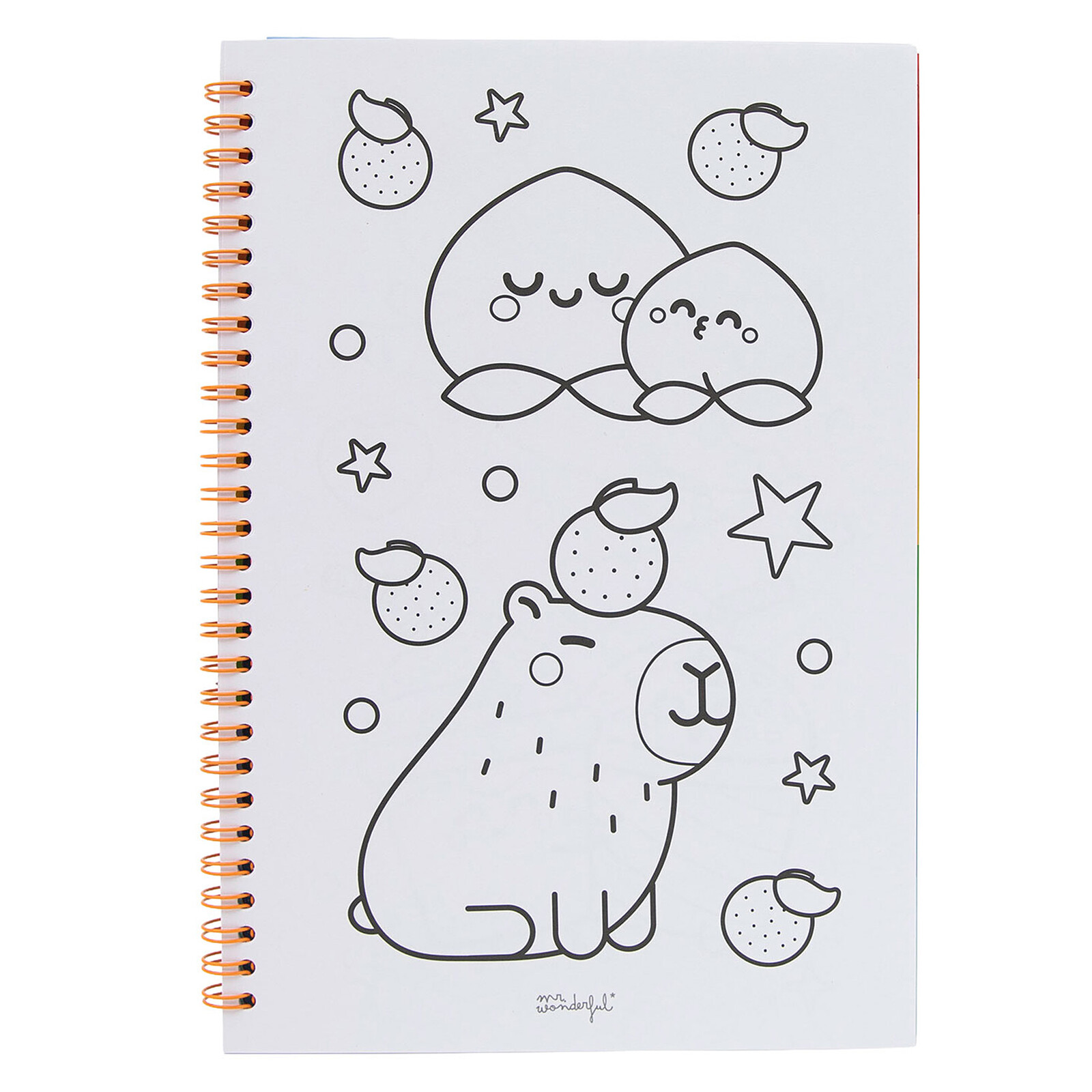 Livre de Coloriage et Autocollants - It's Time To Have Fun Mr Wonderful