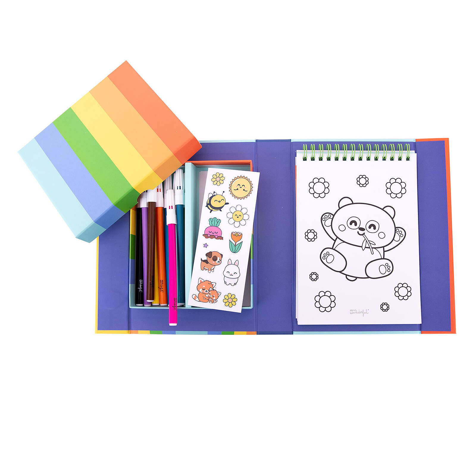 Avis Livre de Coloriage avec Feutres et Autocollants - Add Some Colour to Life