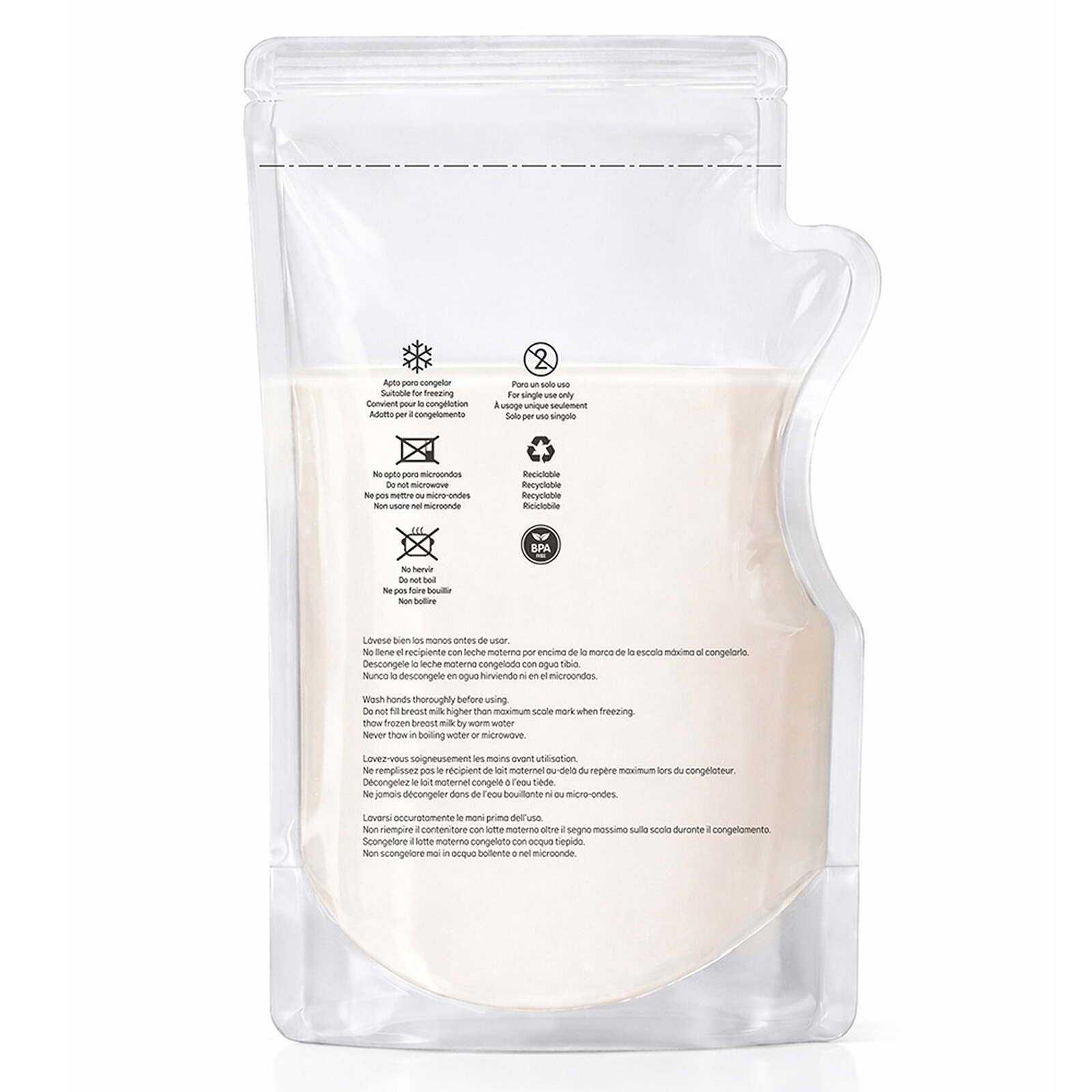 Lot de 50 Sachets de Conservation - 250 ml Suavinex