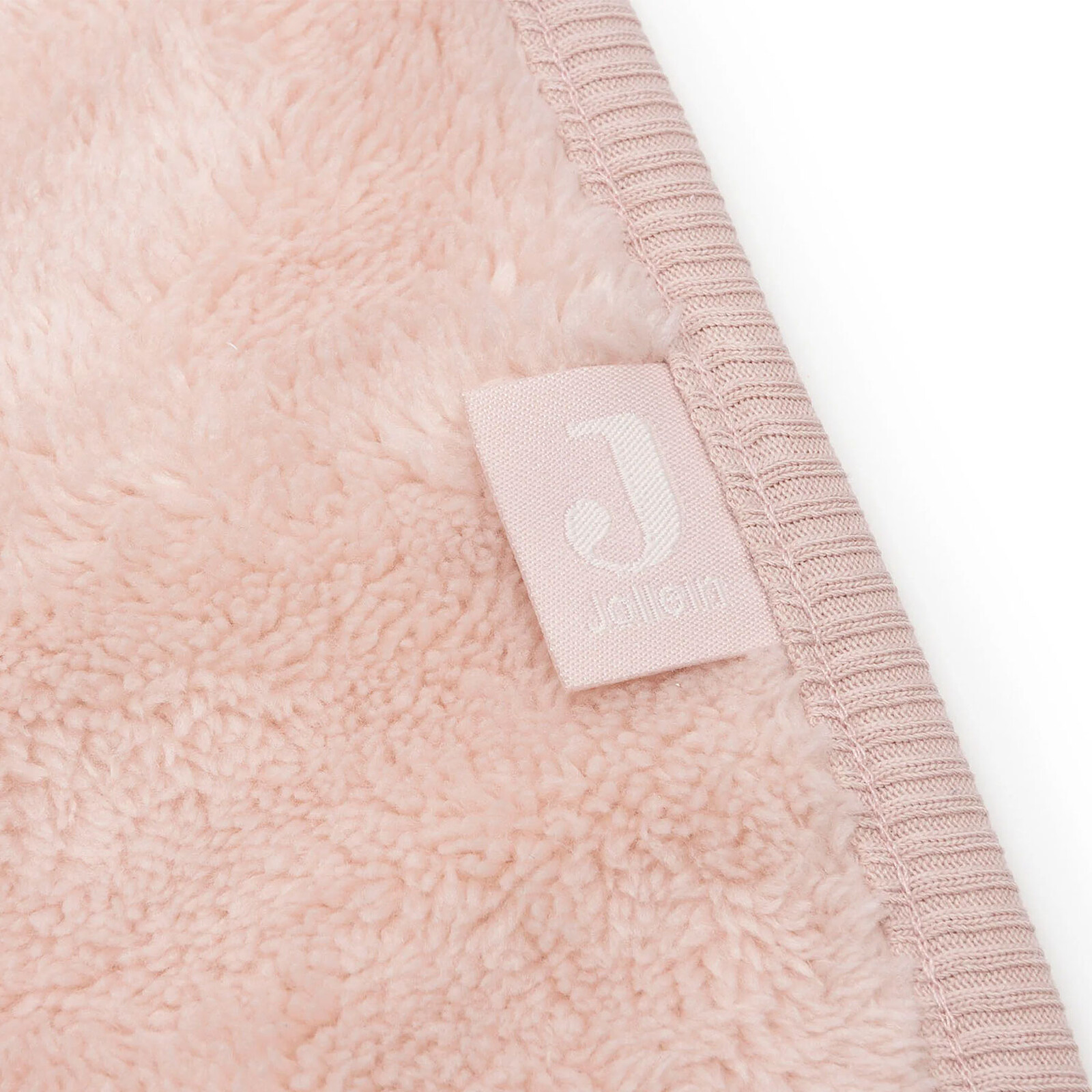Couverture Berceau Basic Jersey Sherpa - Silk Rose pas cher