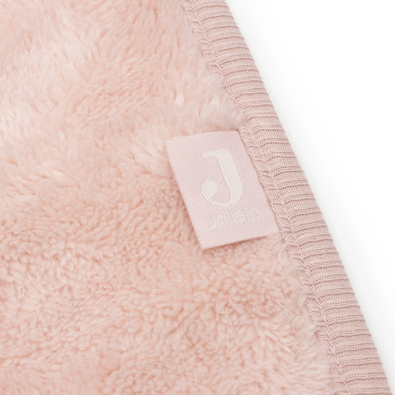 Couverture Lit Bébé Basic Jersey Sherpa - Silk Rose pas cher