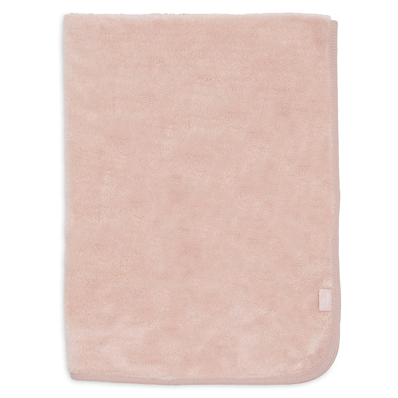 Couverture Lit Bébé Basic Jersey Sherpa - Silk Rose Jollein