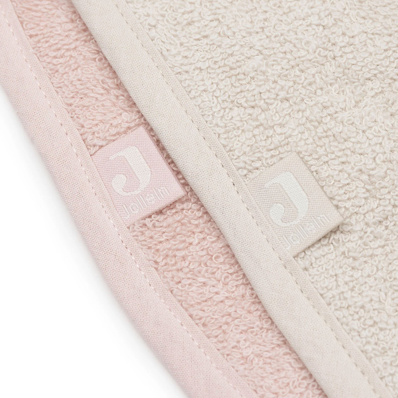 Lot de 2 Bavoirs Eponge - Silk Rose & Sand pas cher