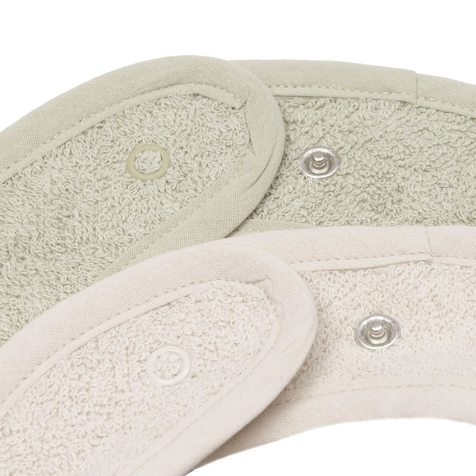 Avis Lot de 2 Bavoirs Eponge - Soft Matcha & Sand