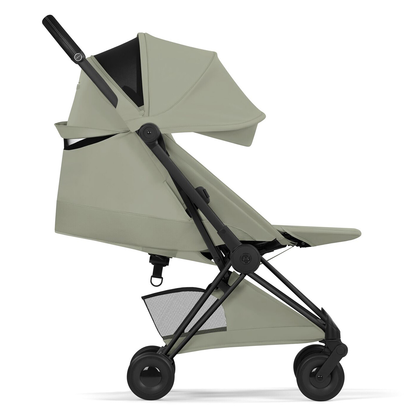 Poussette Ultra-compacte Coyä Style Châssis Matt Black - Sage Green Cybex
